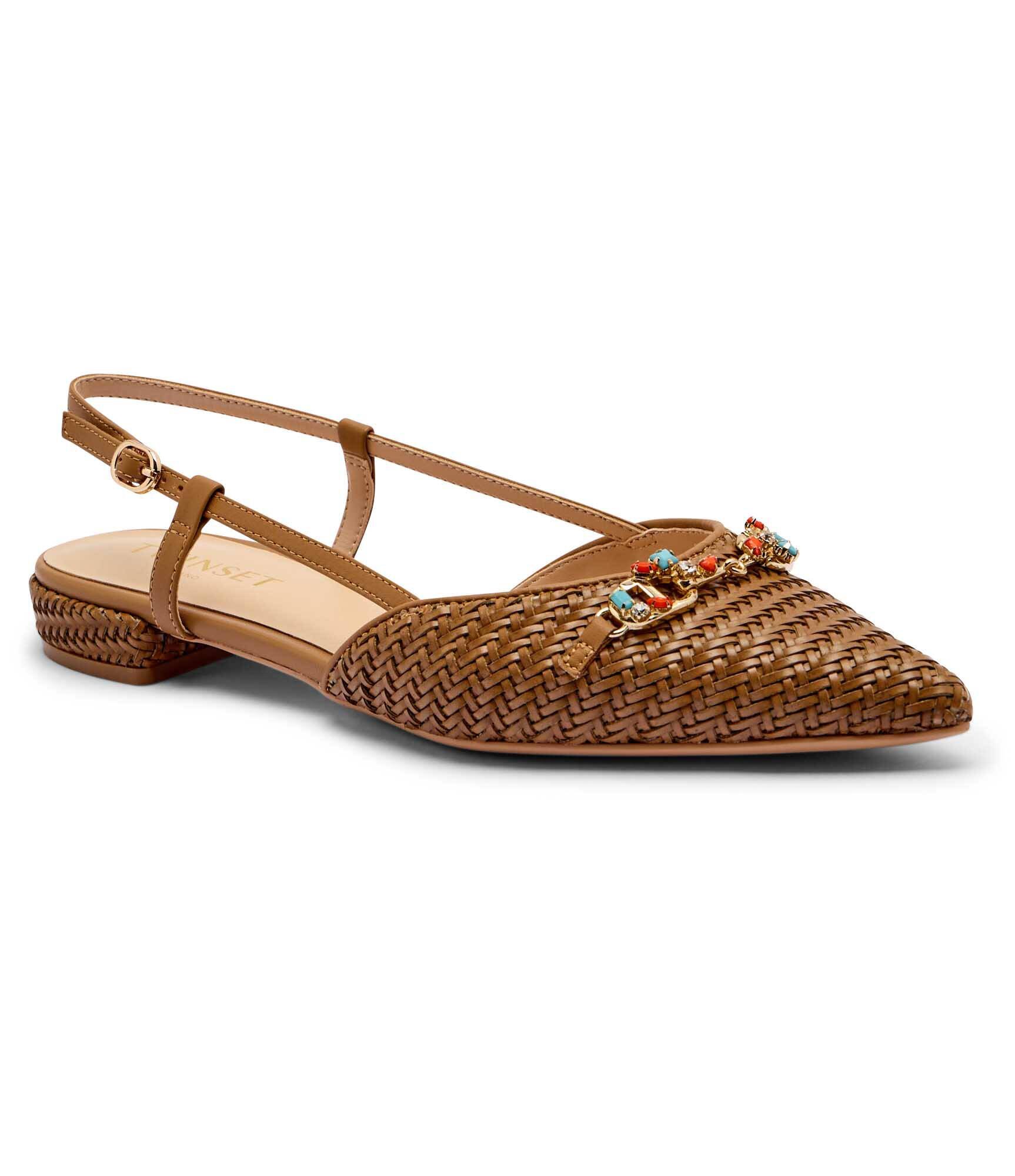 Twinset Pantofi cu adaos de piele