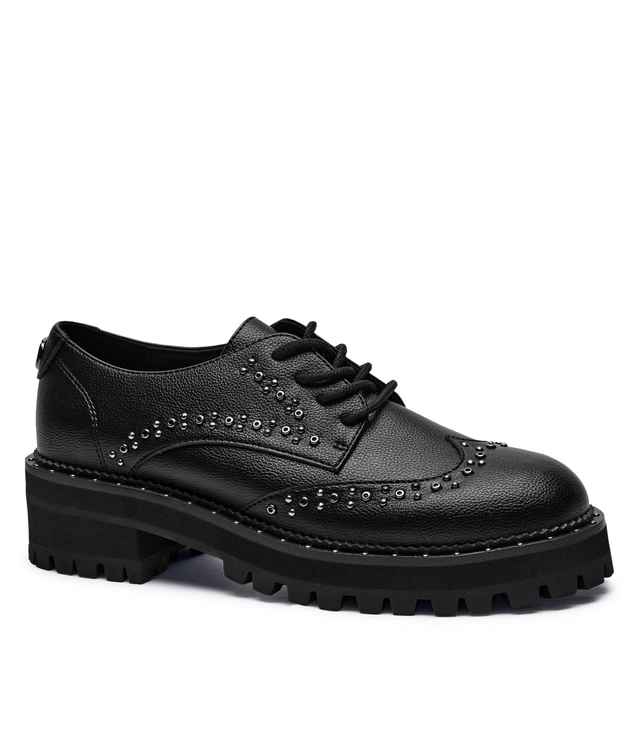 Twinset Pantofi derby cu adaos de piele