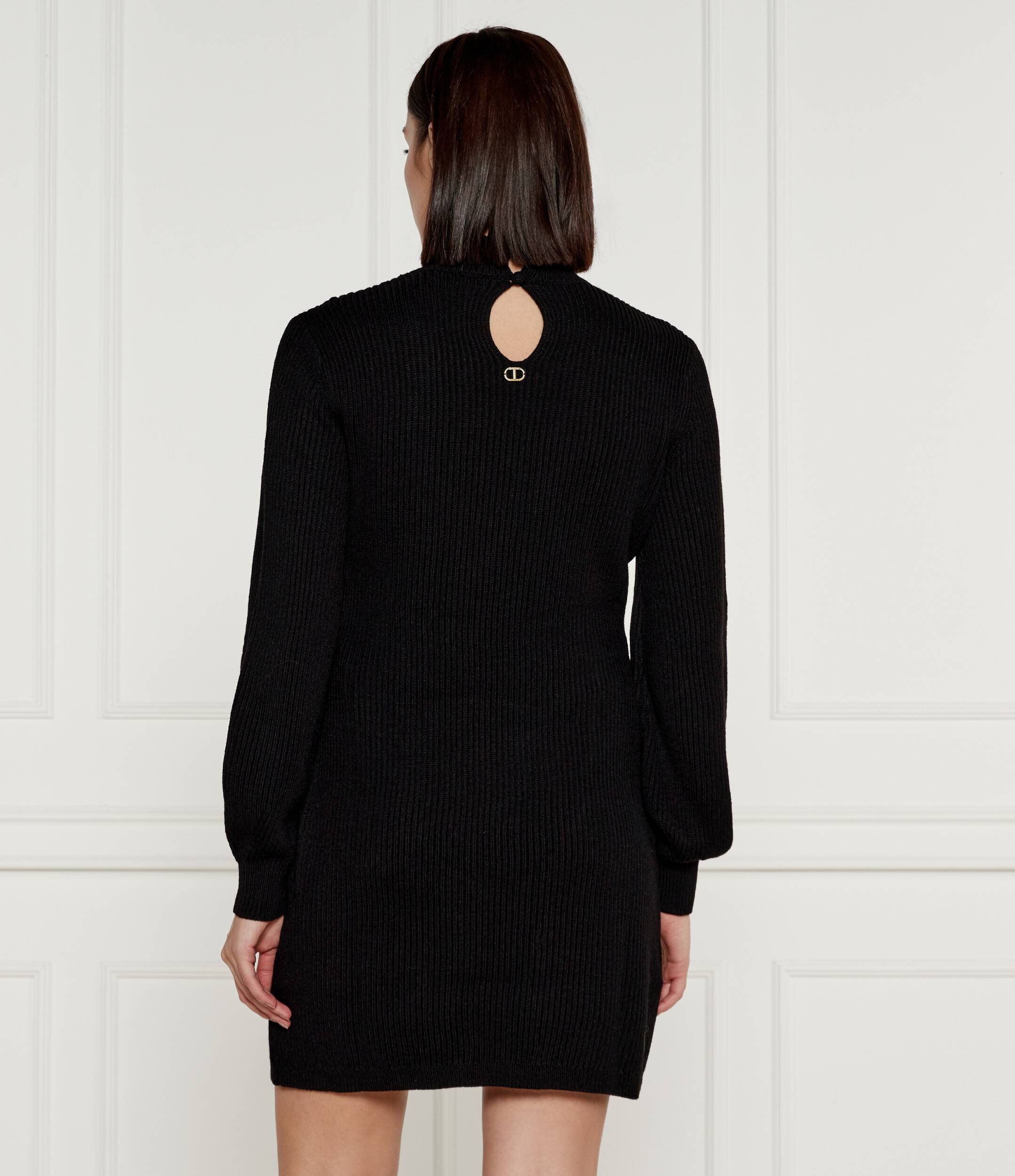 Twinset Rochie cu adaos de lână
