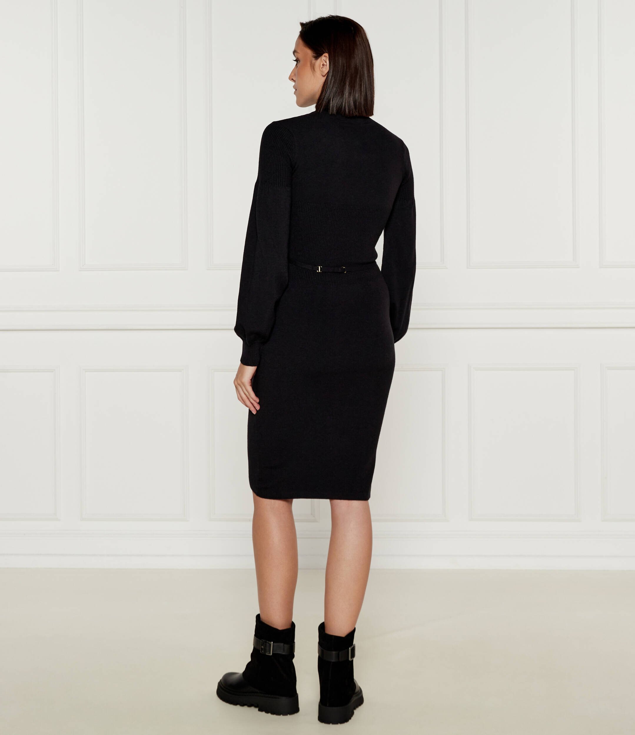Twinset Rochie cu adaos de lână