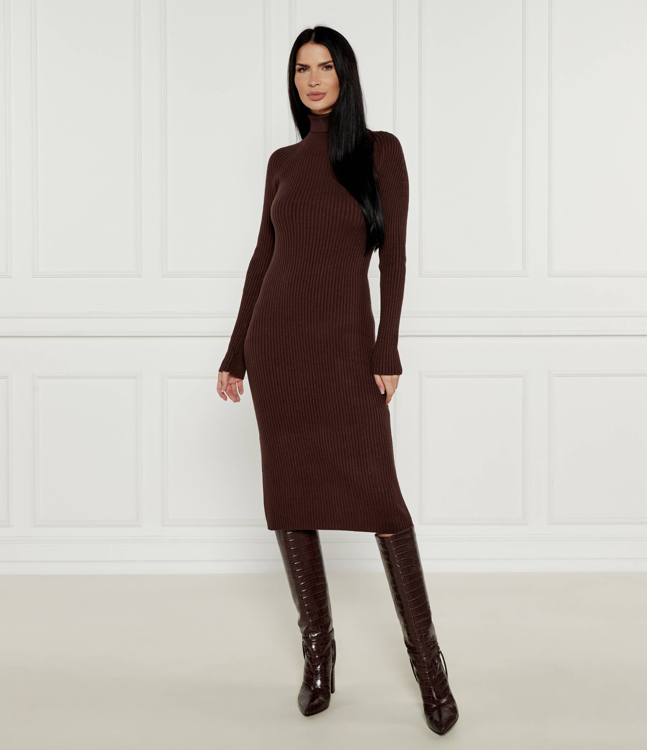 Twinset Rochie cu adaos de lână