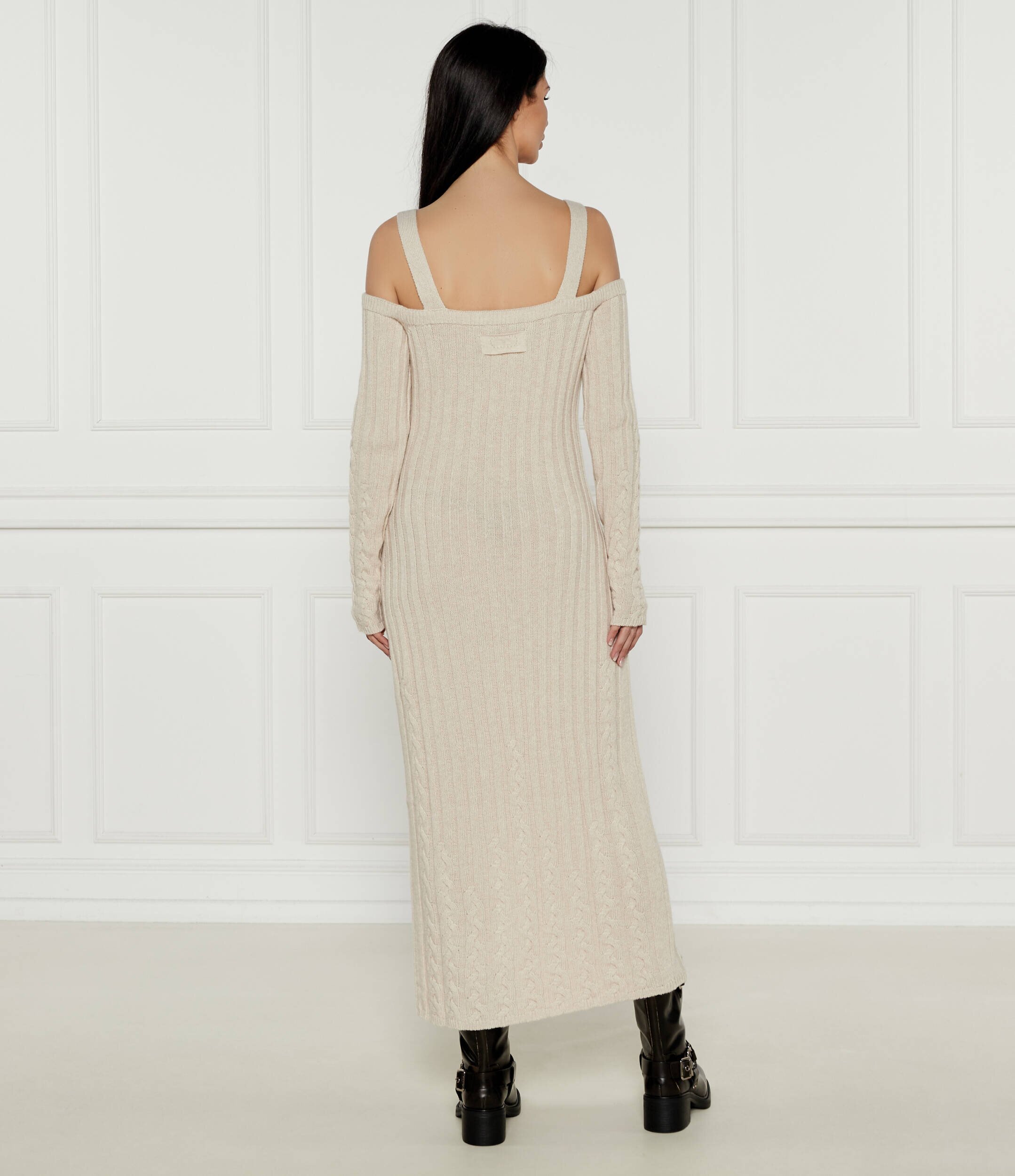 Twinset Rochie cu adaos de lână și cașmir