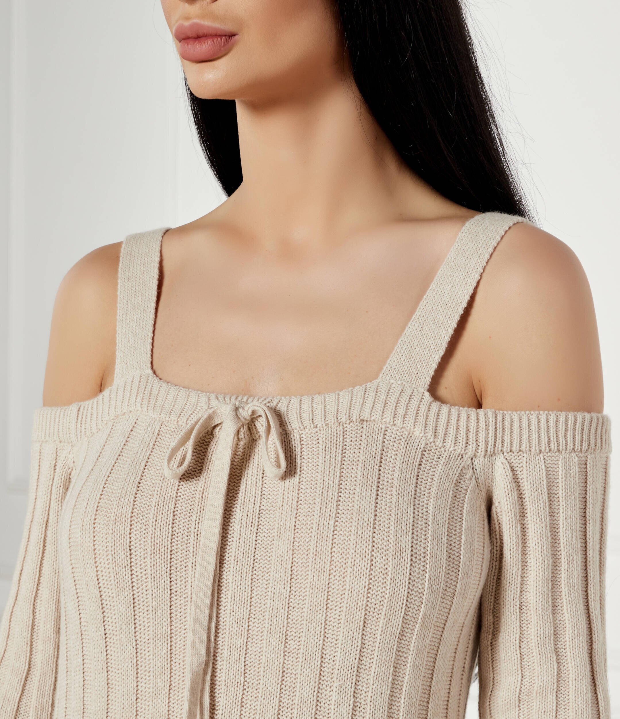 Twinset Rochie cu adaos de lână și cașmir