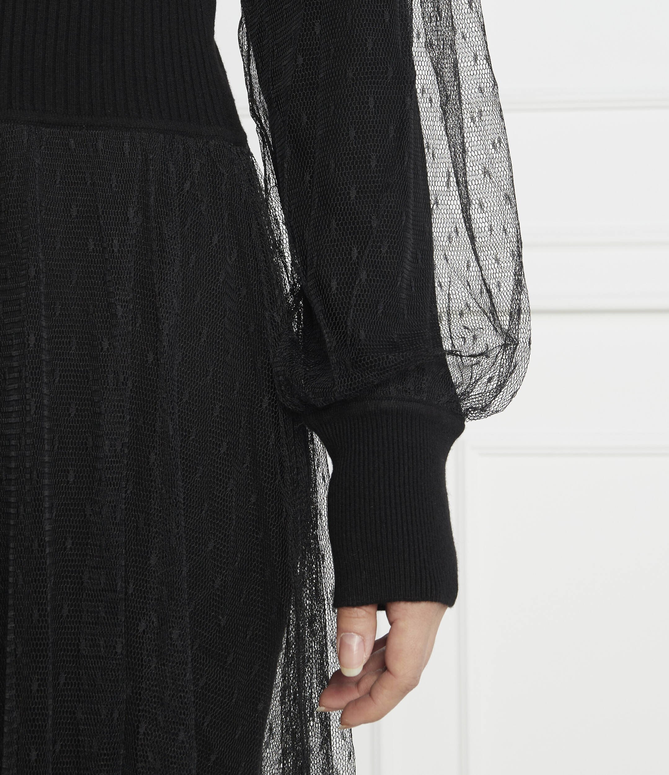 Twinset Rochie cu adaos de lână și cașmir