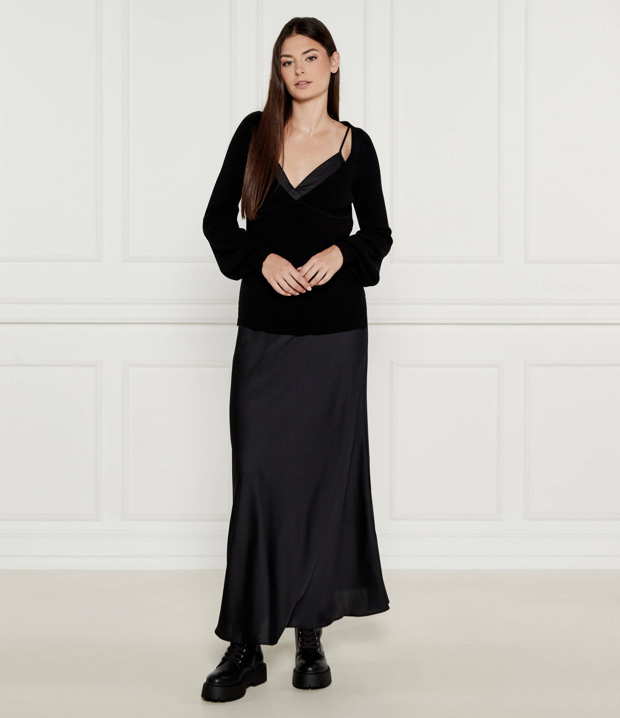 Twinset Rochie + kötött pulóver | Relaxed fit
