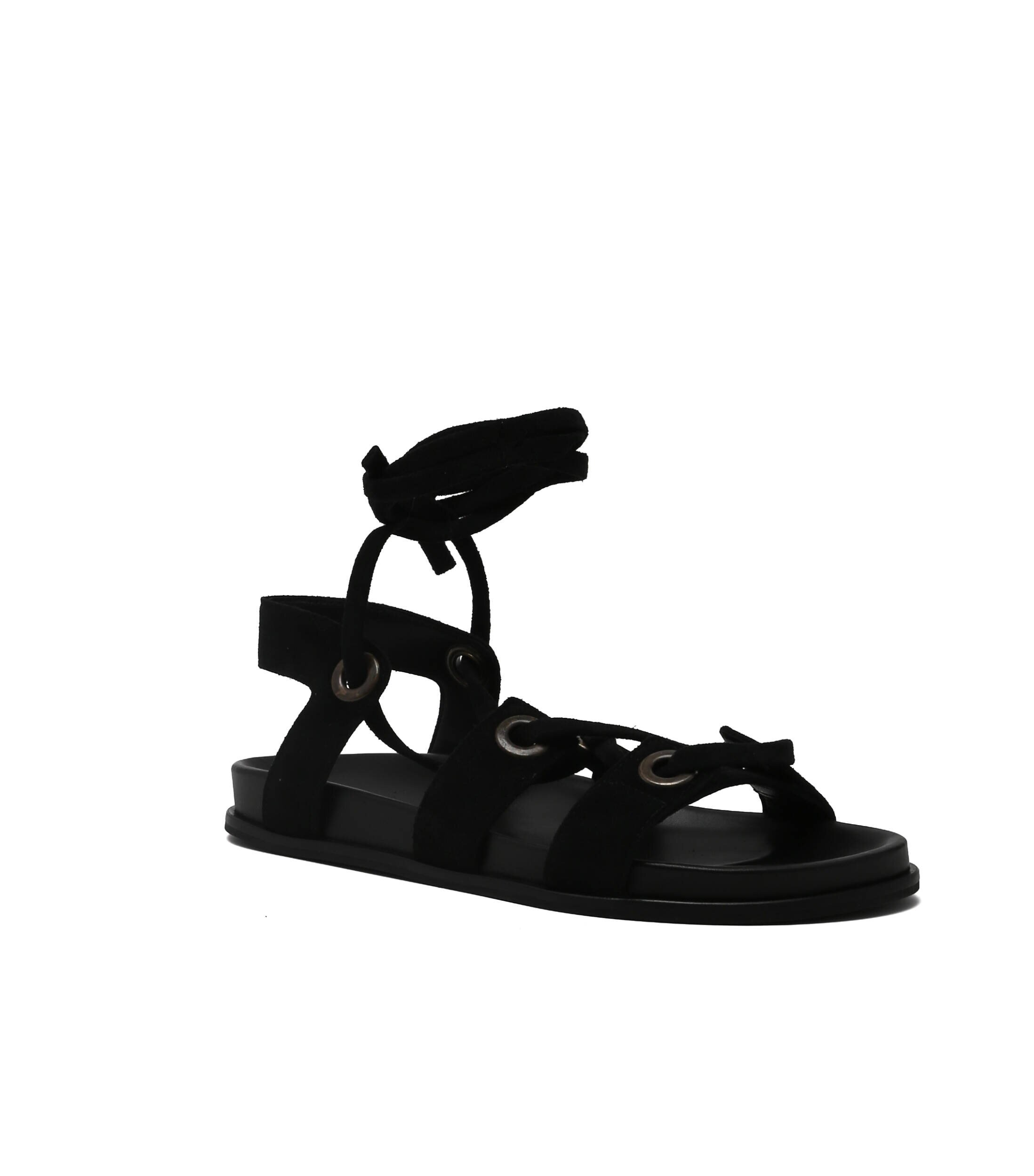 Twinset Sandale Gladiatore | piele întoarsă