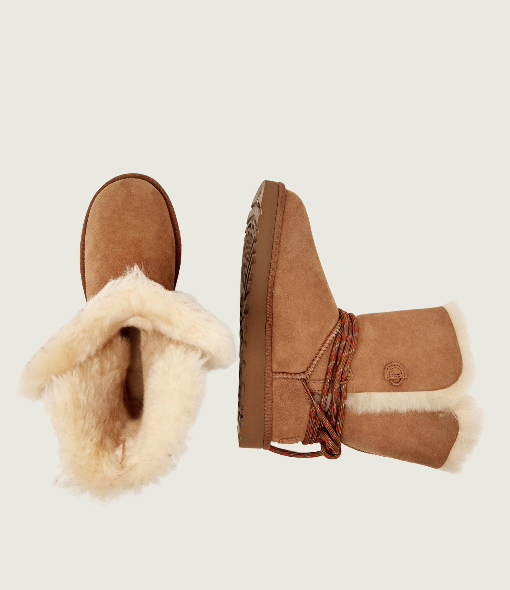 UGG Bocanci Classic Bailey Tie | piele întoarsă