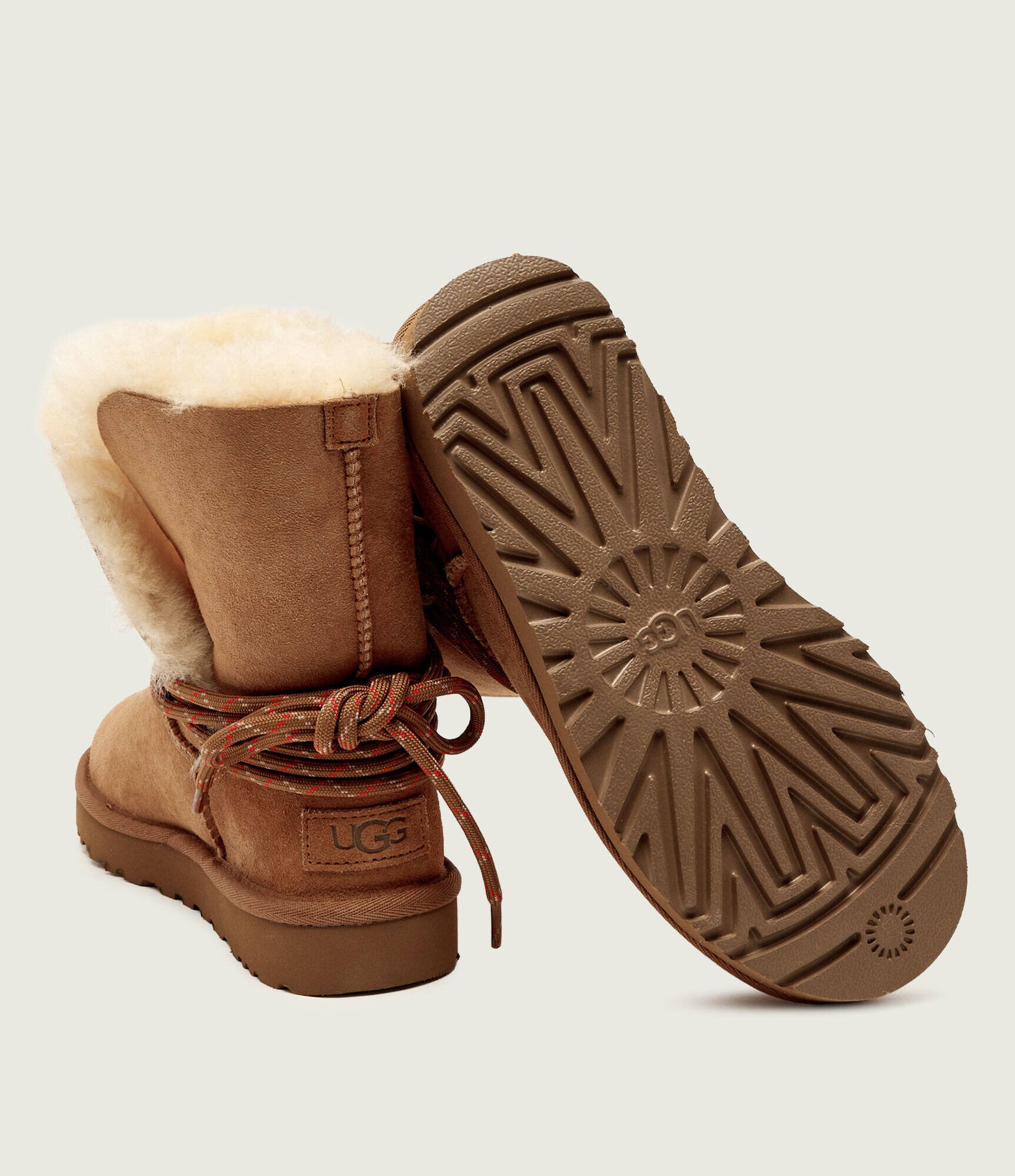 UGG Bocanci Classic Bailey Tie | piele întoarsă