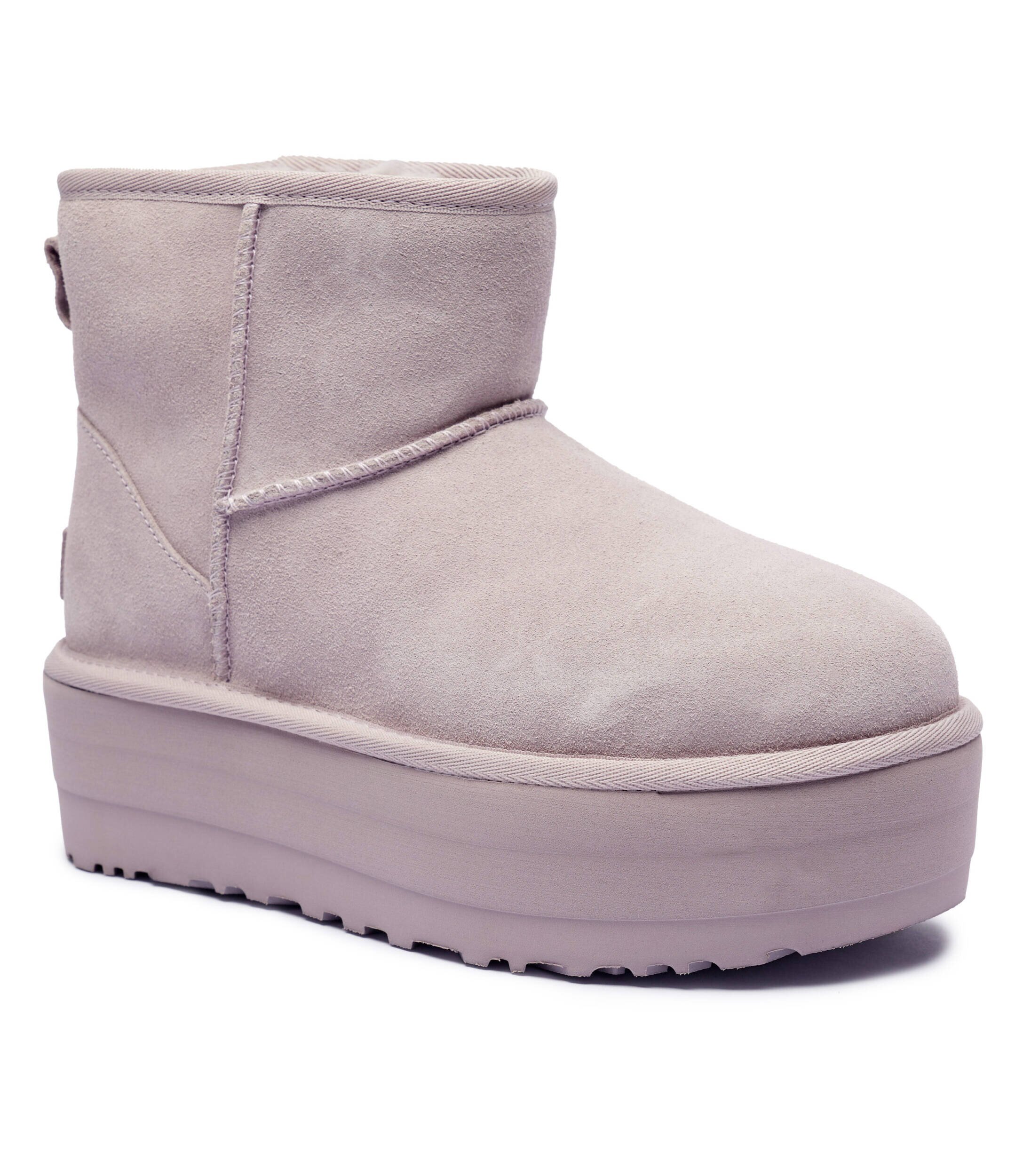 UGG Bocanci Classic Mini Platform | piele întoarsă