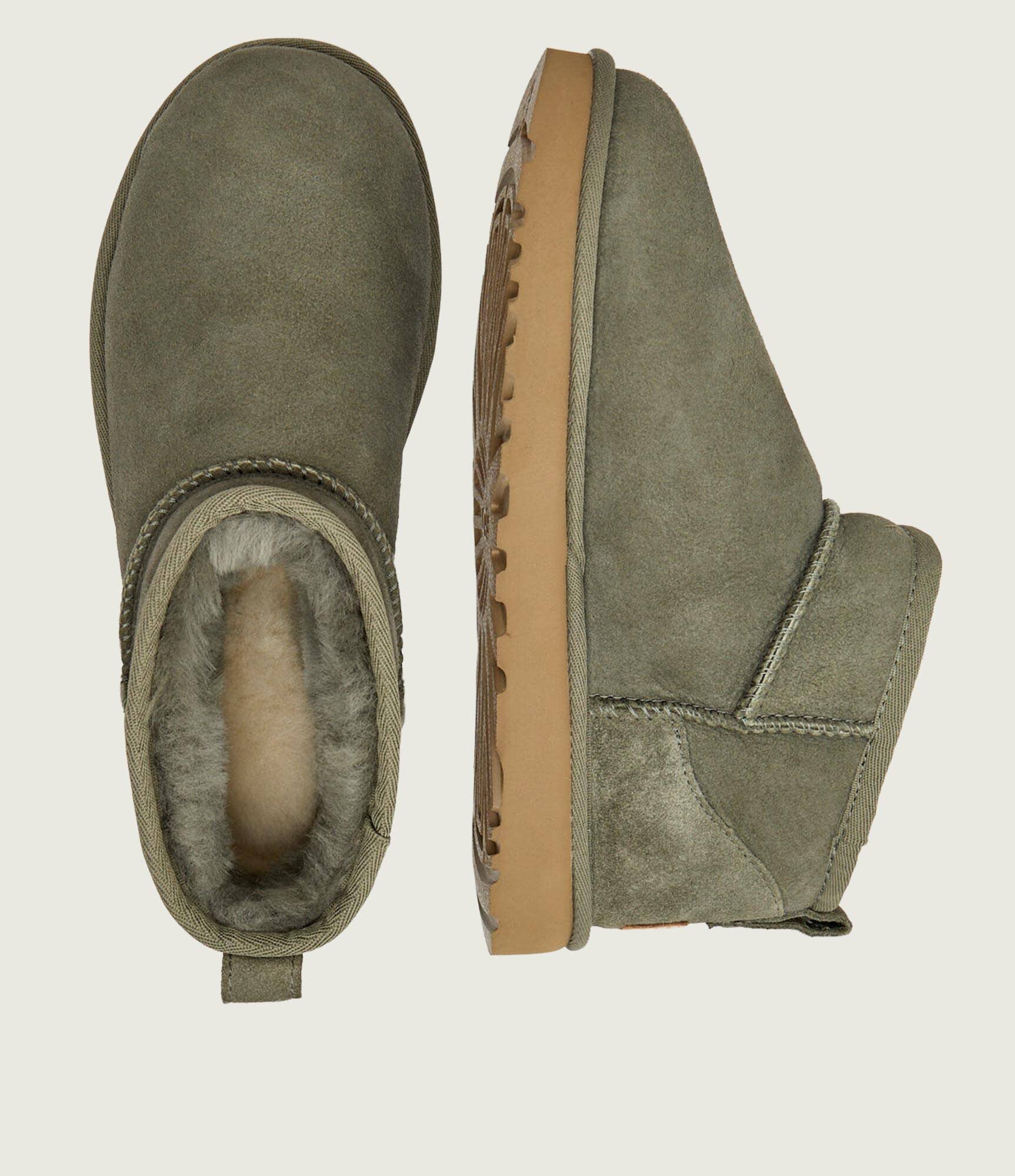 UGG Bocanci CLASSIC ULTRA MINI | piele întoarsă