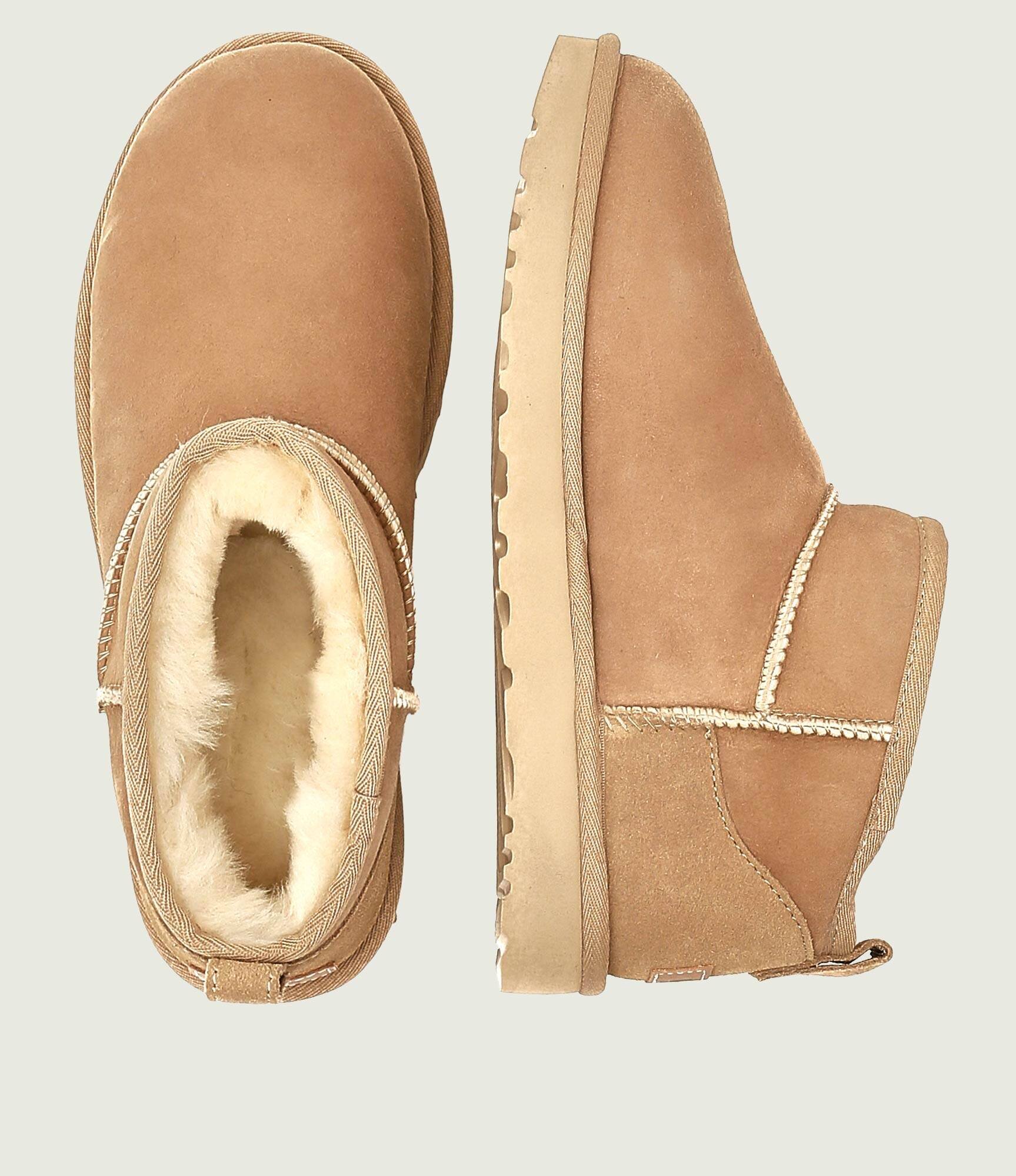 UGG Bocanci CLASSIC ULTRA MINI | piele întoarsă