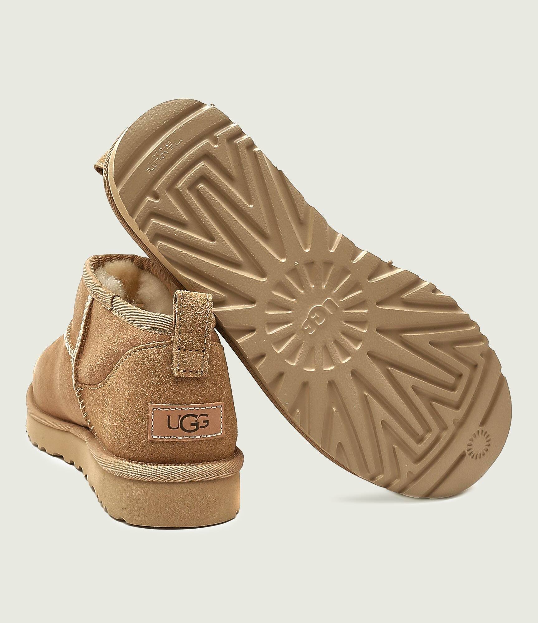 UGG Bocanci CLASSIC ULTRA MINI | piele întoarsă