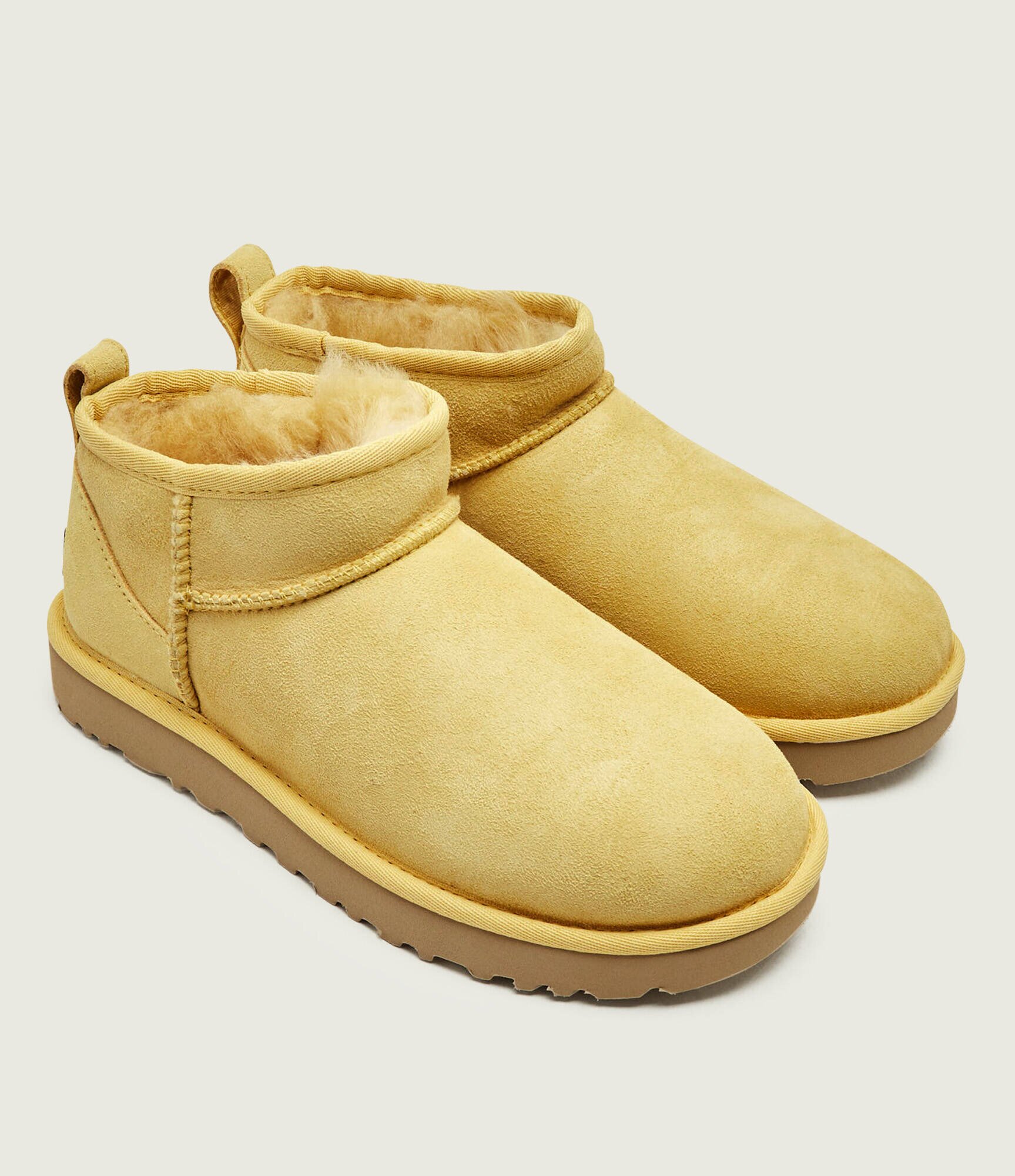UGG Bocanci Classic Ultra Mini | piele întoarsă | lână