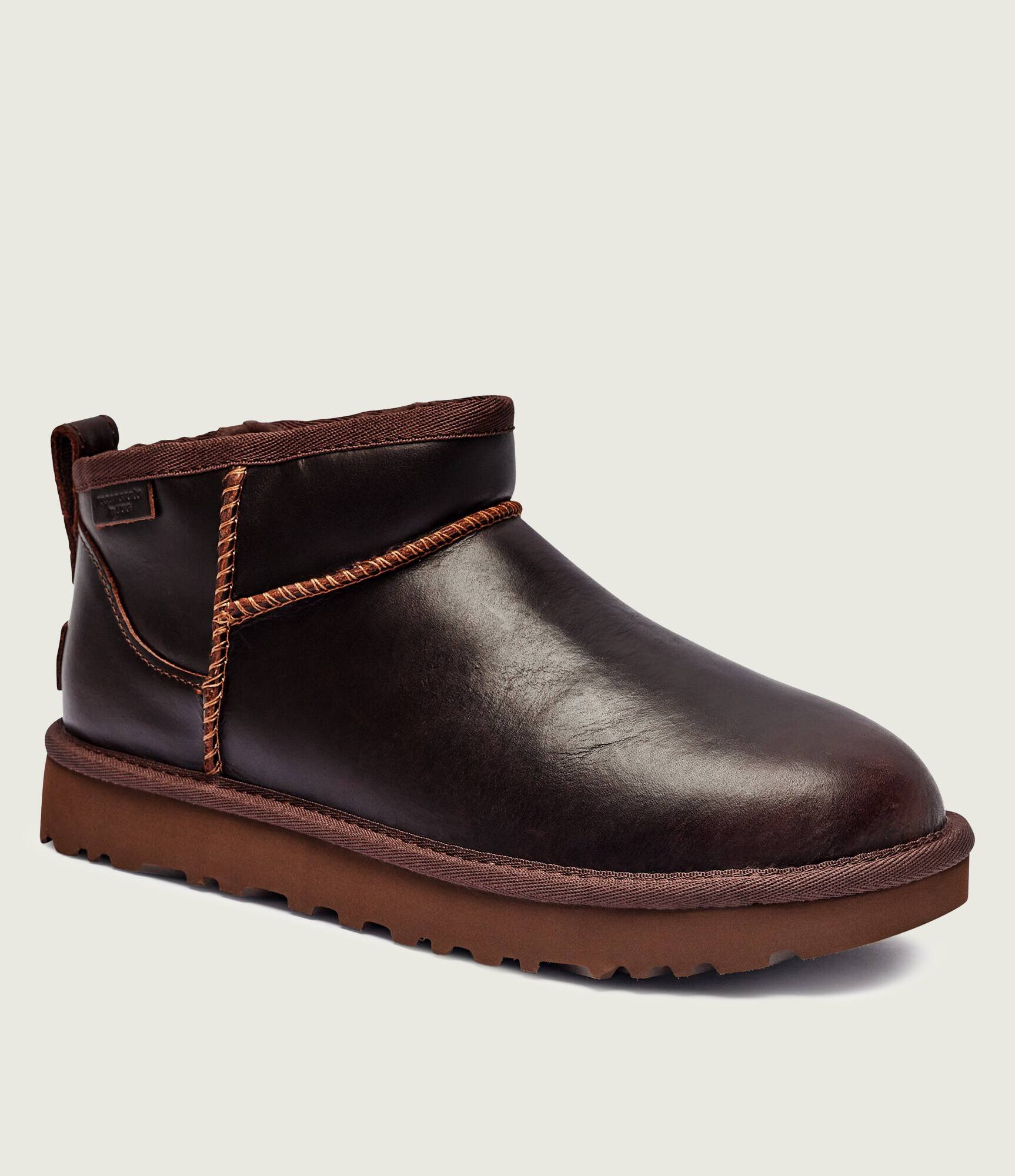 UGG Bocanci Classic Ultra Mini | piele | lână