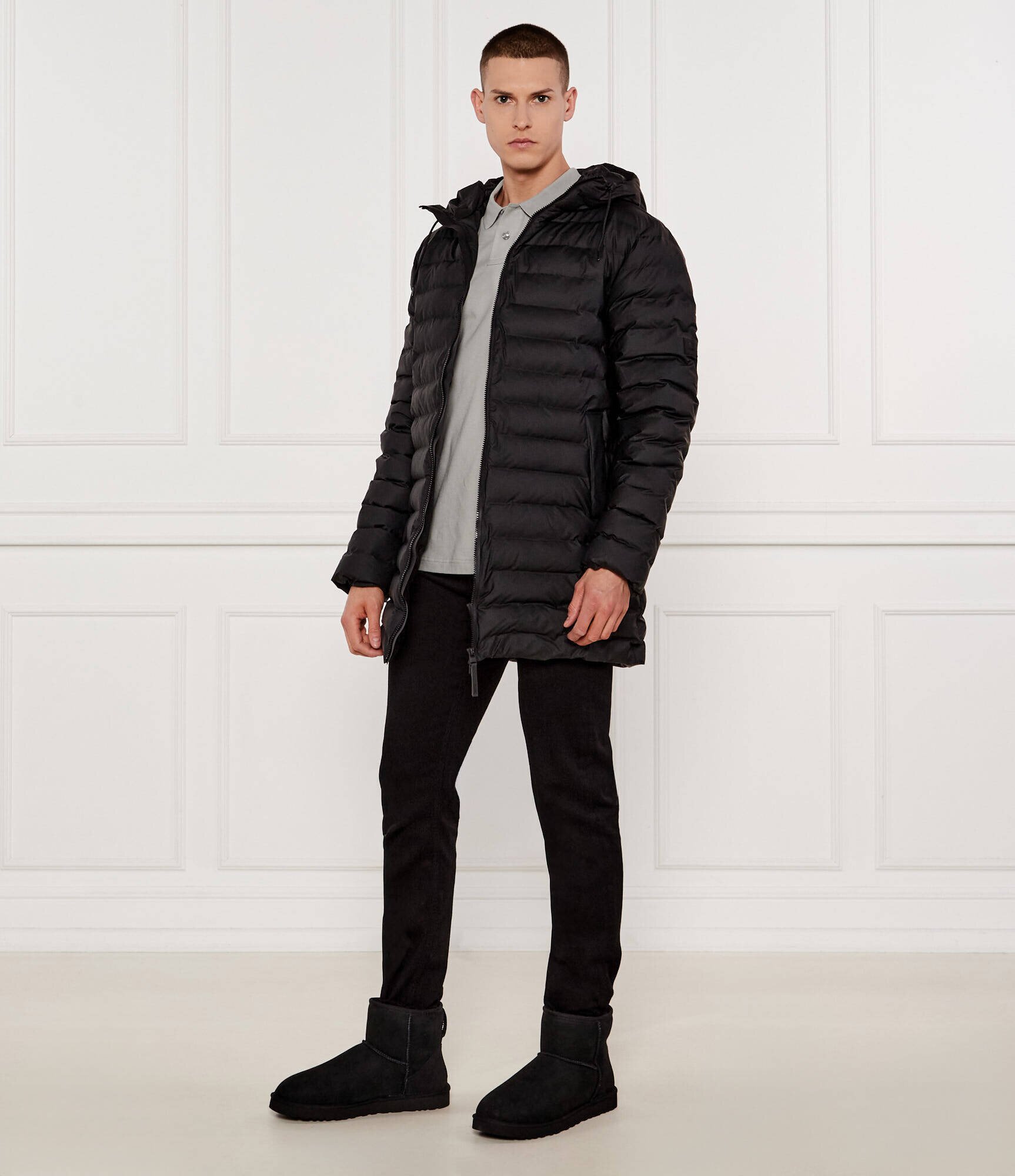 UGG Bocanci M CLASSIC MINI | piele întoarsă