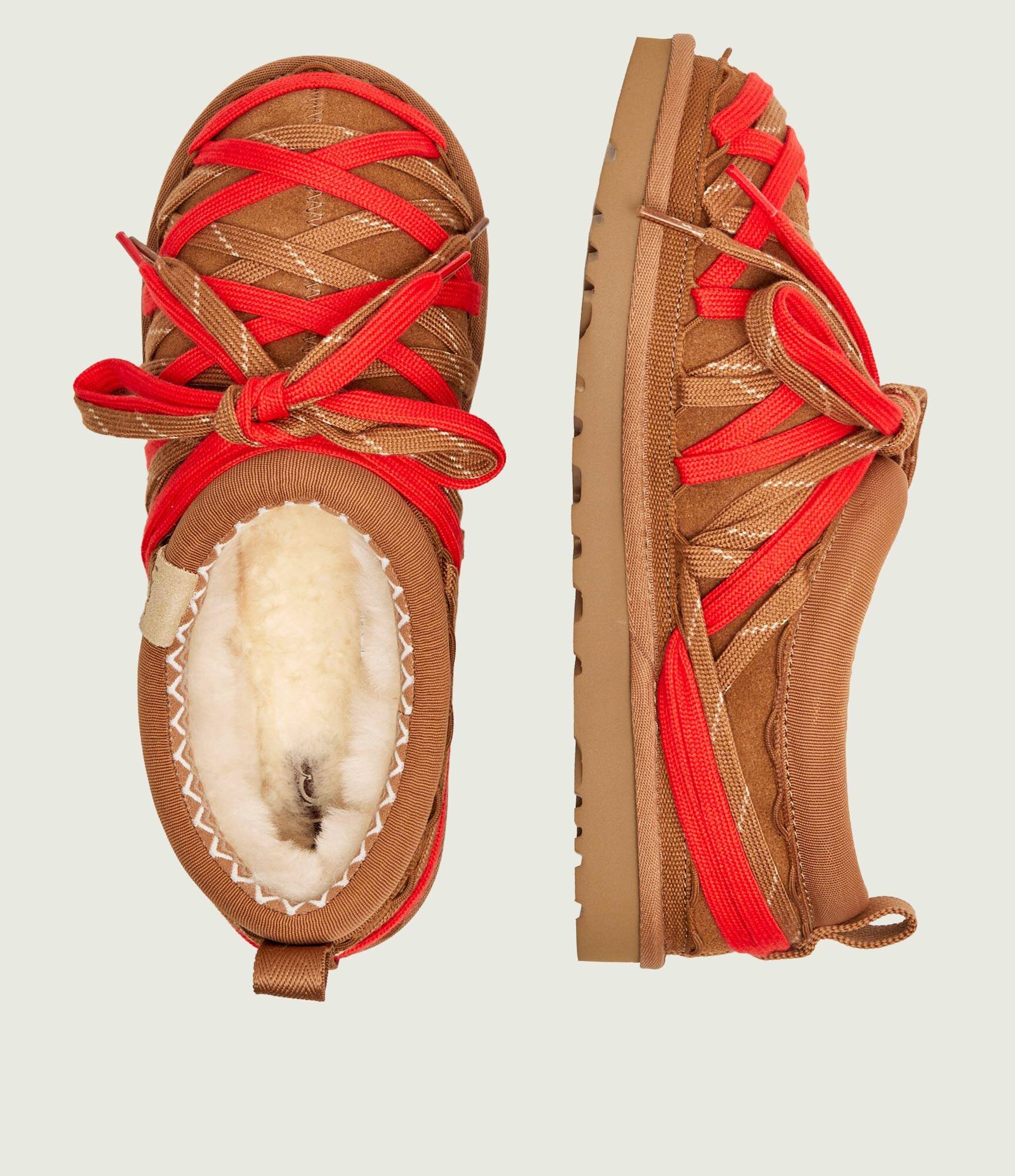 UGG Bocanci M TASMAN LACE | piele întoarsă (zamsz) | cu adaos de lână