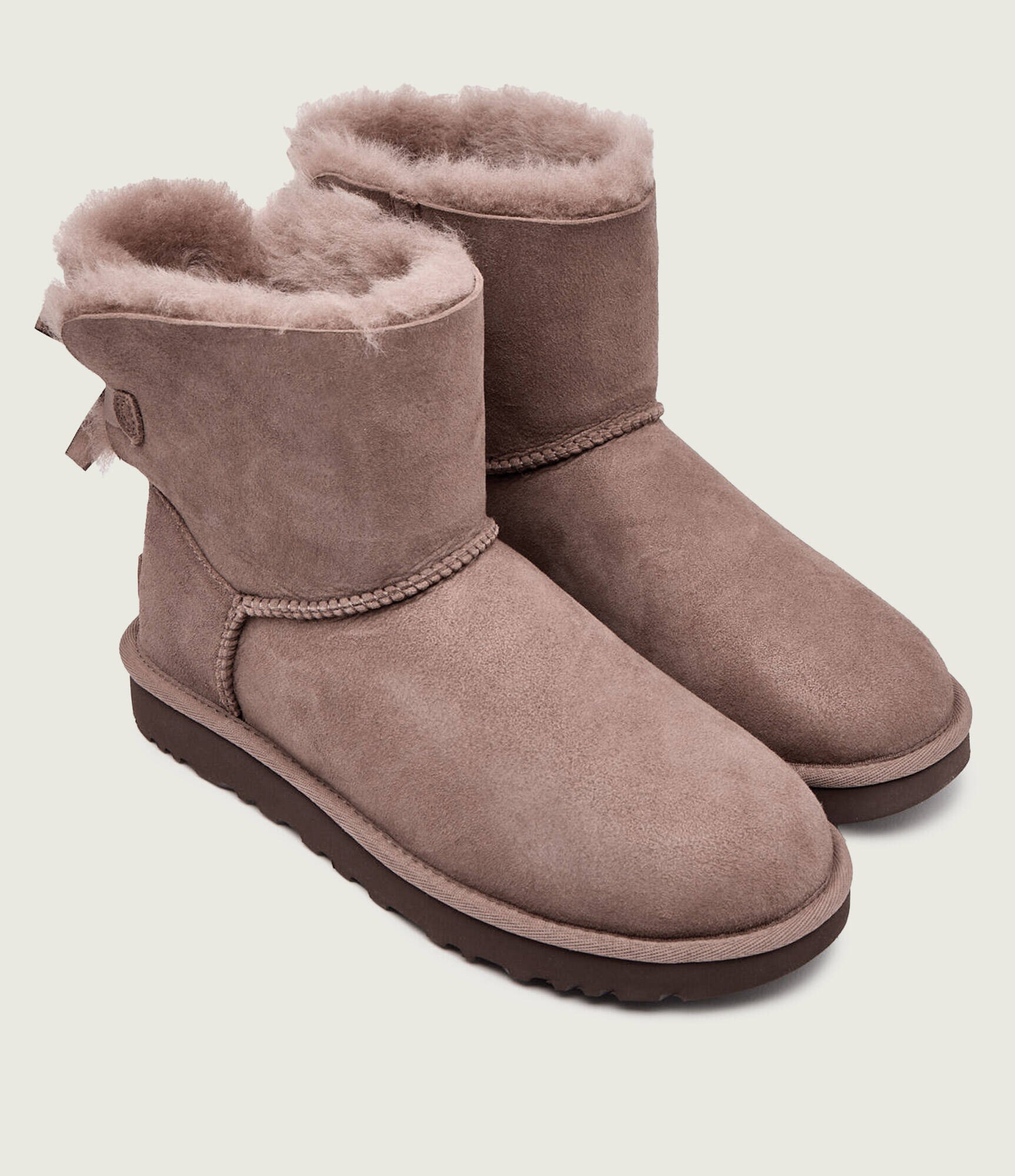 UGG Bocanci Mini Bailey Bow II | piele întoarsă