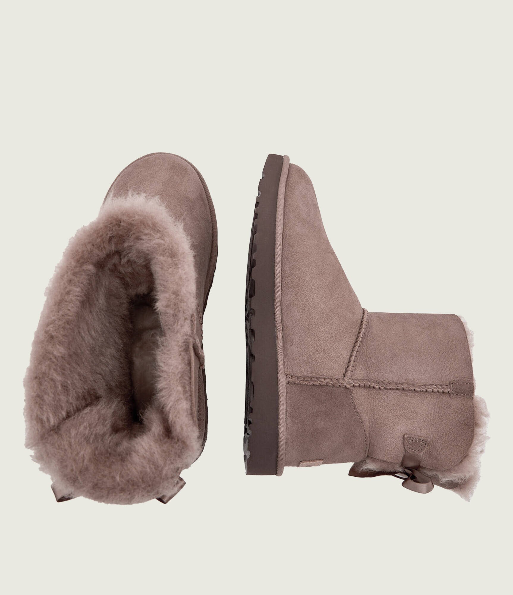 UGG Bocanci Mini Bailey Bow II | piele întoarsă