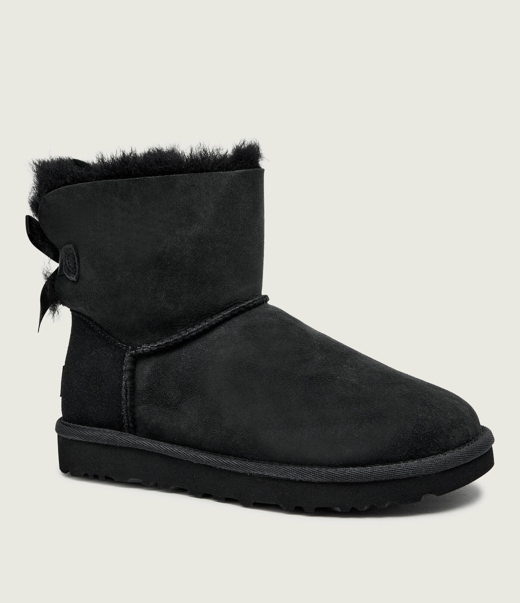 UGG Bocanci Mini Bailey Bow II | piele întoarsă | wełna | shearling