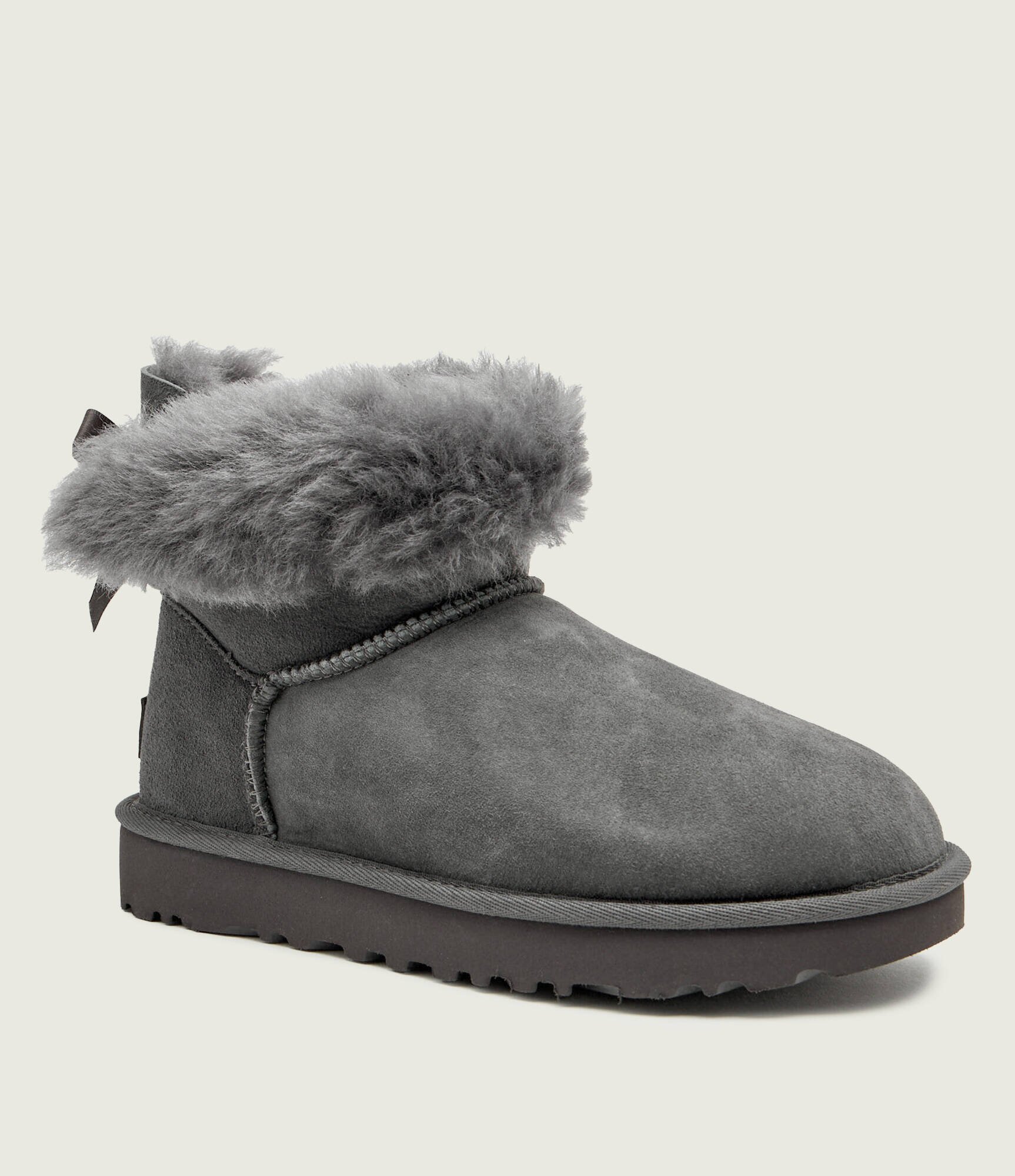 UGG Bocanci Mini Bailey Bow II | shearling | zamsz | lână