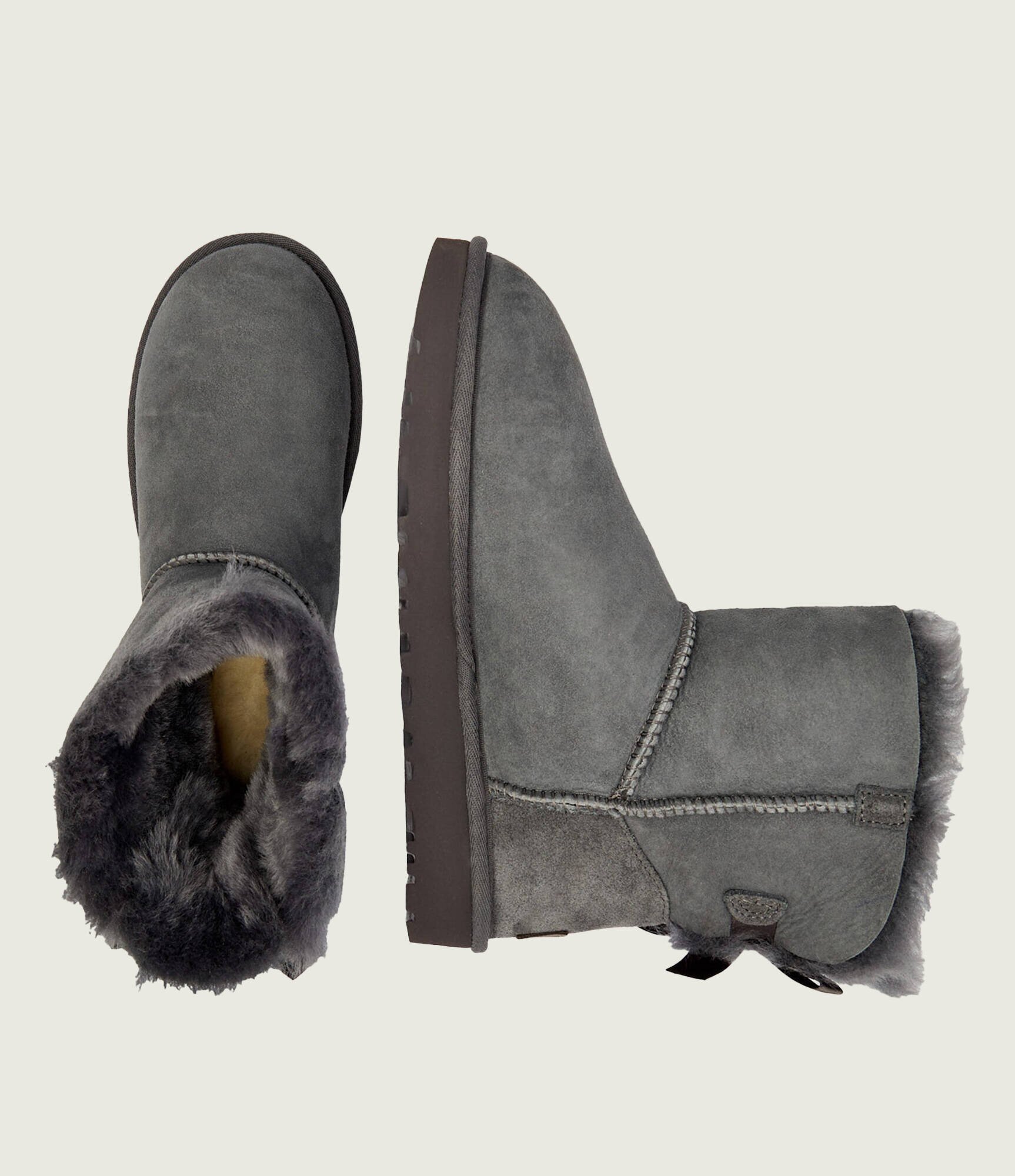 UGG Bocanci Mini Bailey Bow II | shearling | zamsz | lână