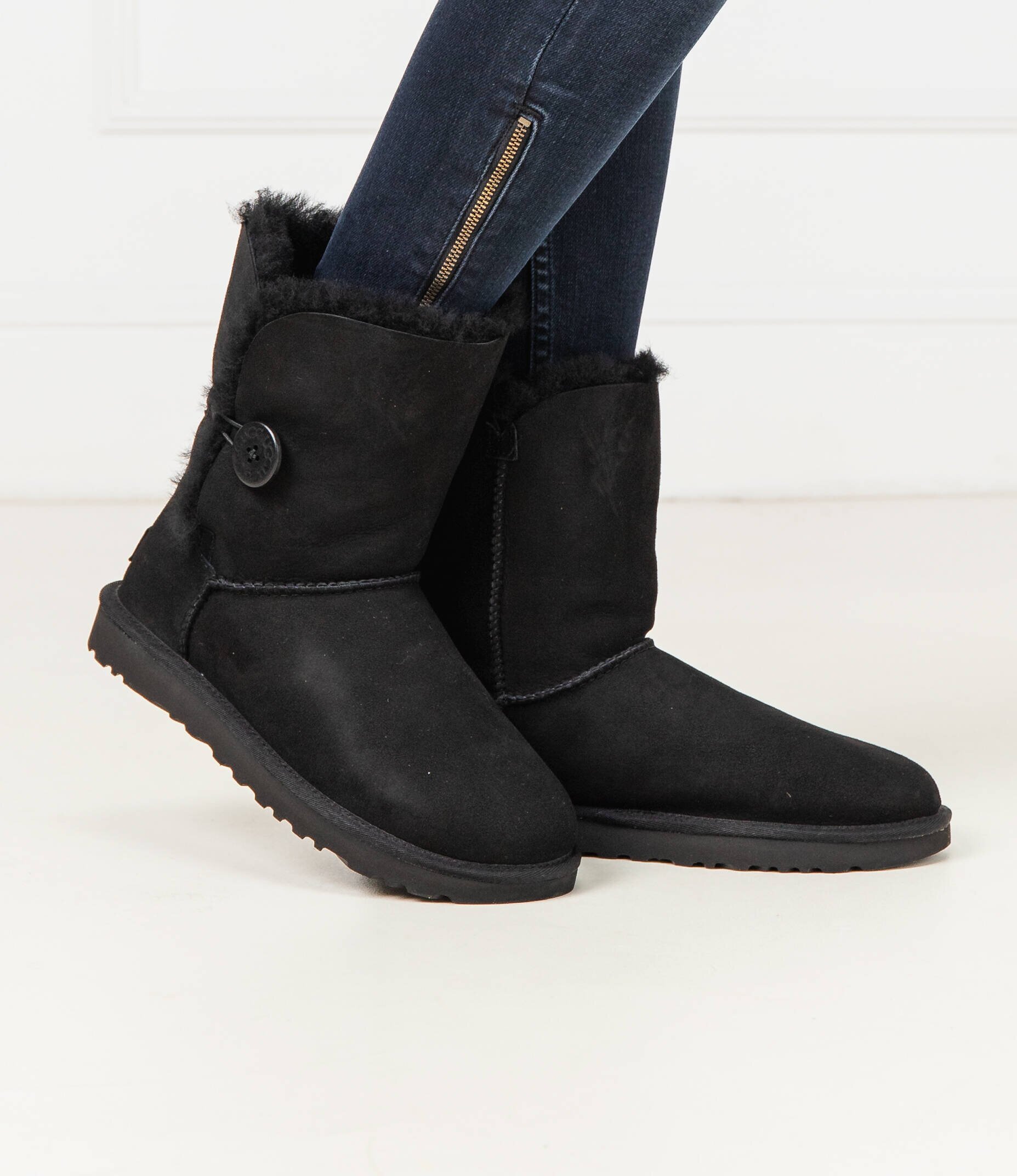 UGG Bocanci W Bailey Button II | shearling | zamsz