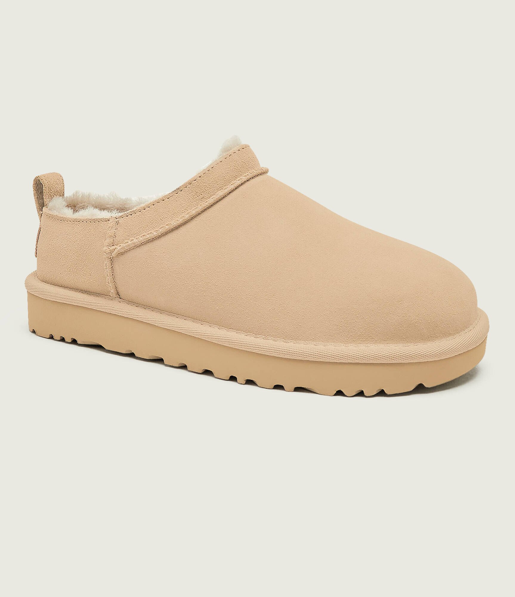 UGG Bocanci W Classic Micro | piele întoarsă | lână