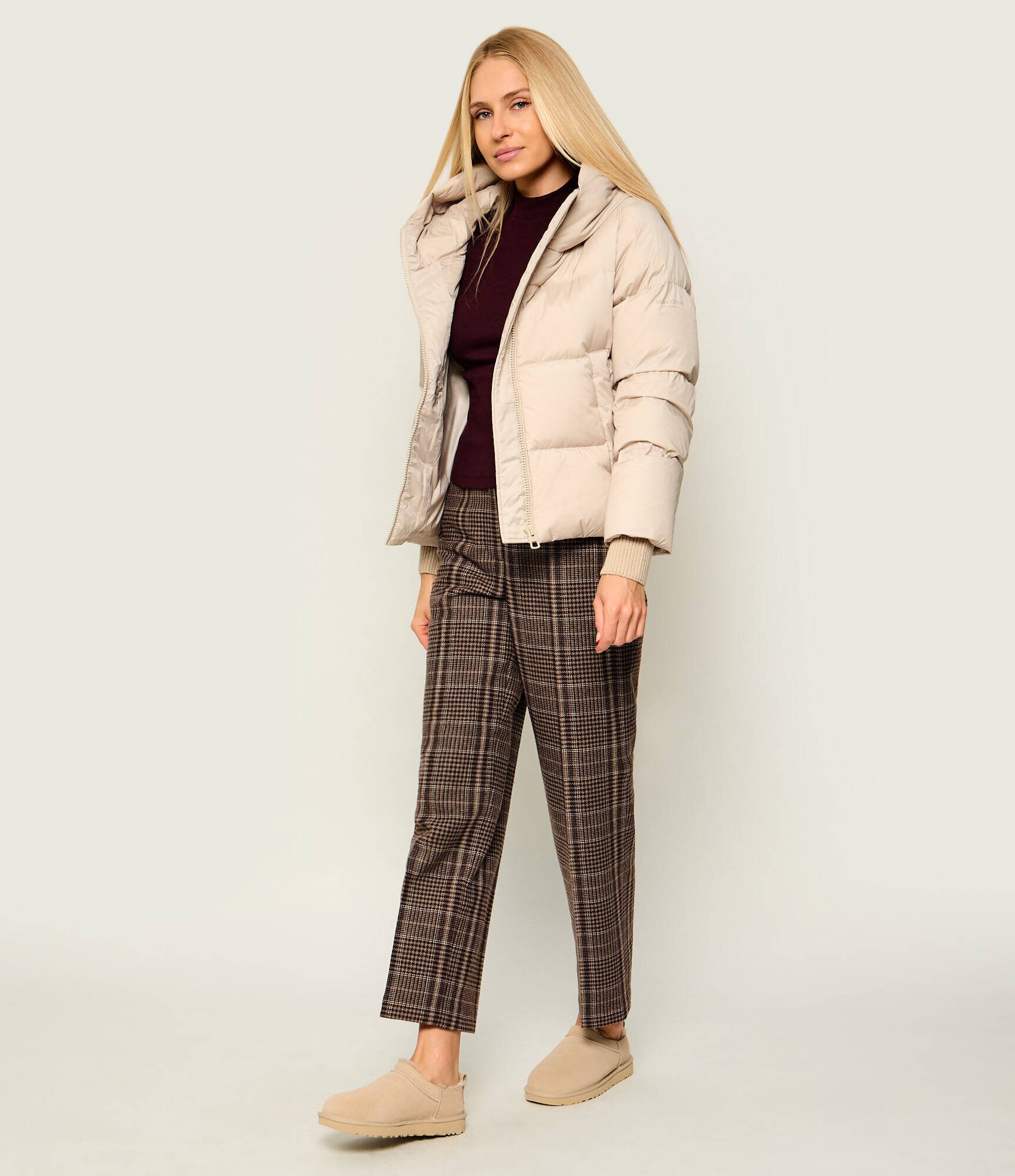 UGG Bocanci W Classic Micro | piele întoarsă | lână