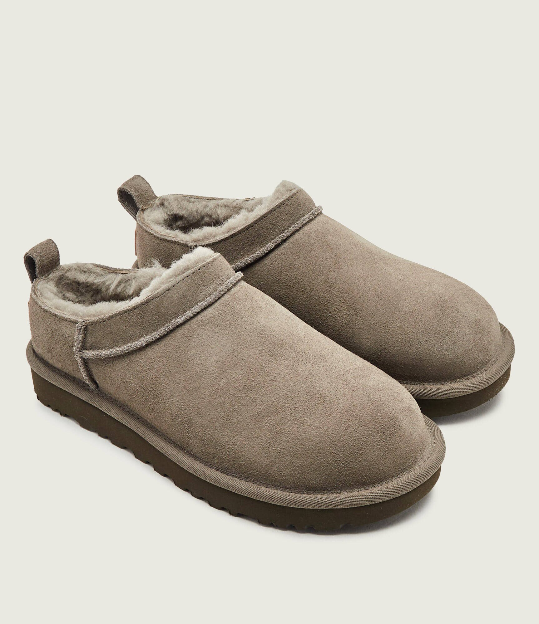 UGG Bocanci W Classic Micro | piele întoarsă | lână