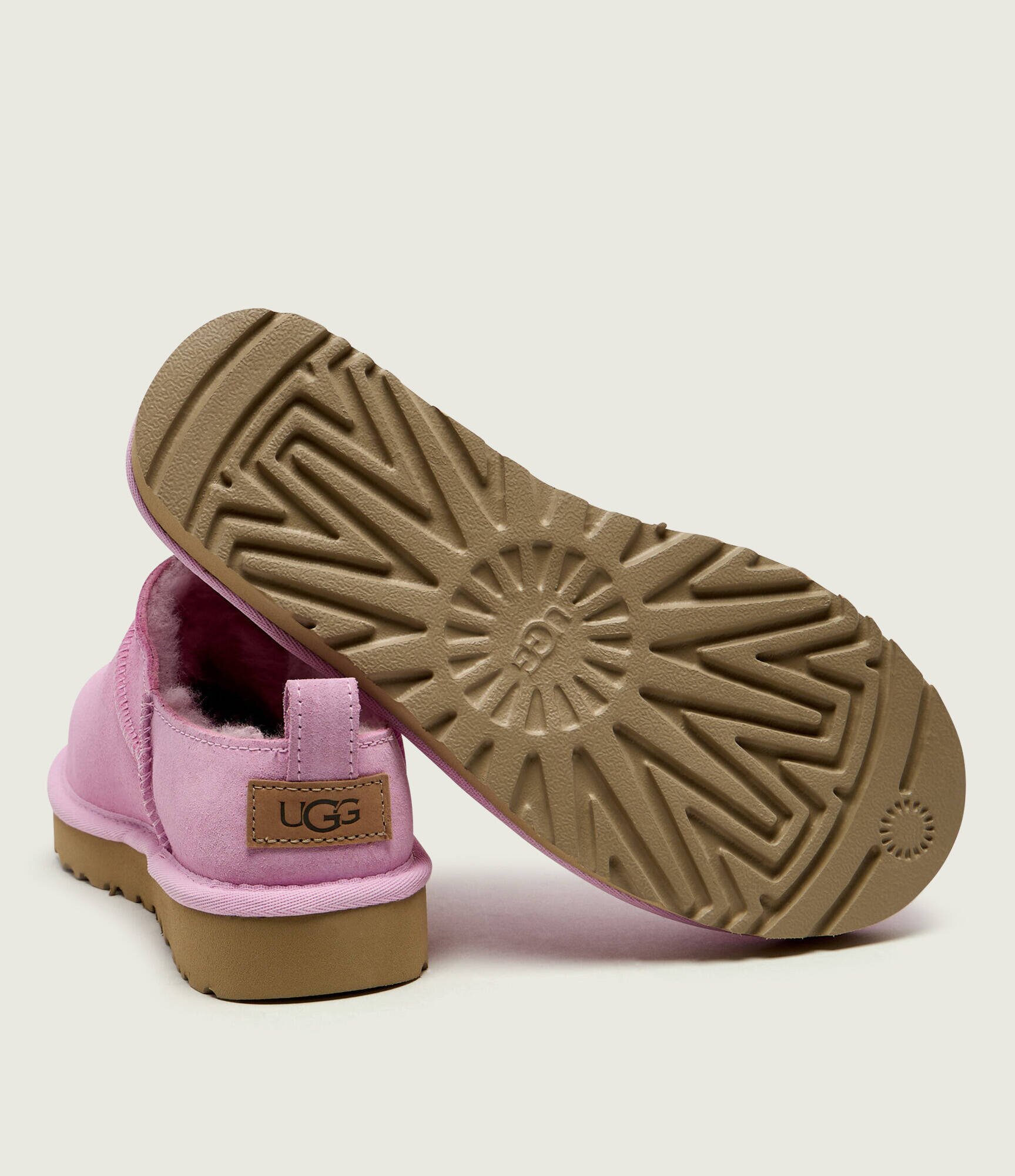 UGG Bocanci W CLASSIC MICRO | piele întoarsă | lână