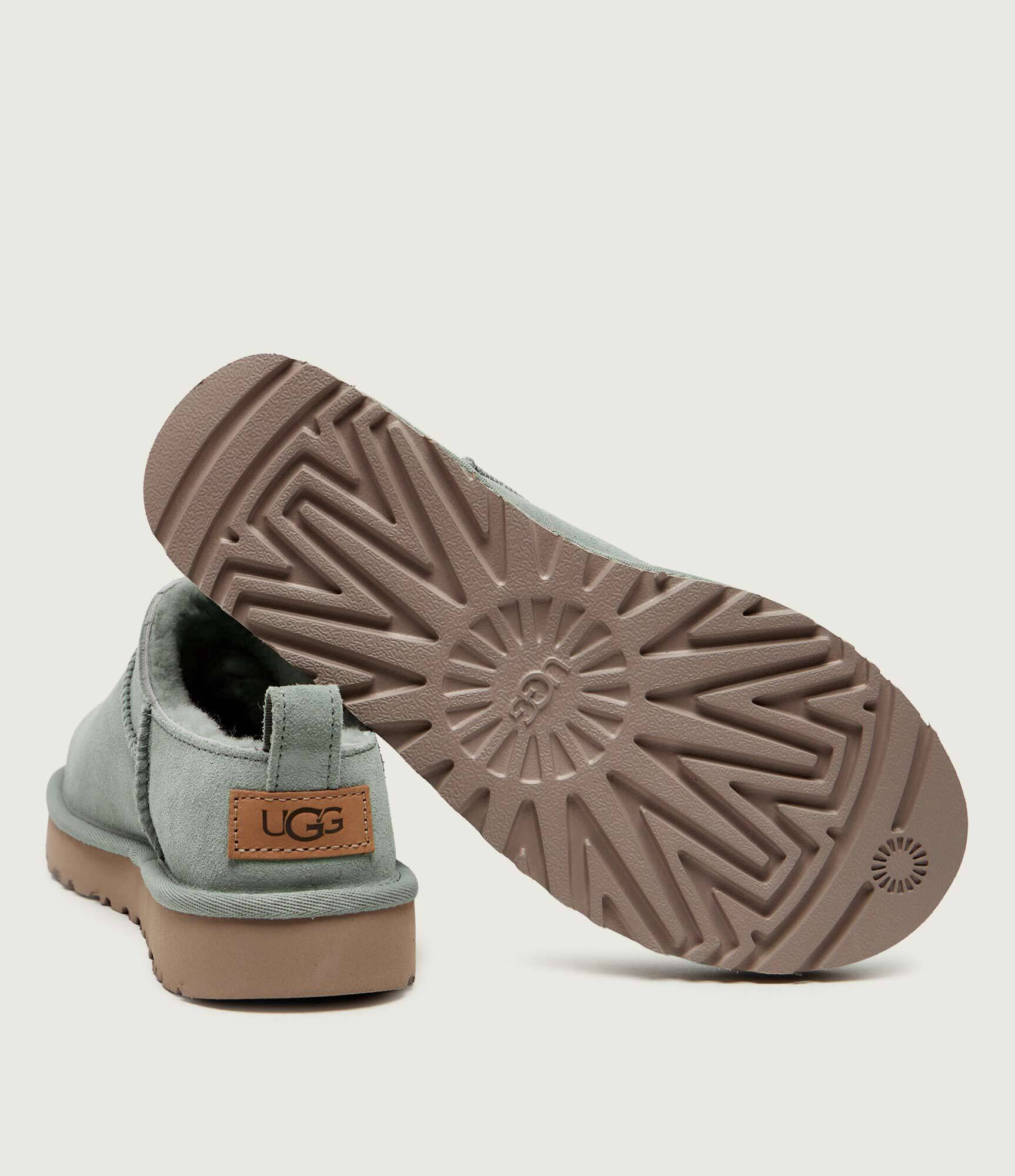 UGG Bocanci W CLASSIC MICRO | piele întoarsă (zamsz) | cu adaos de lână