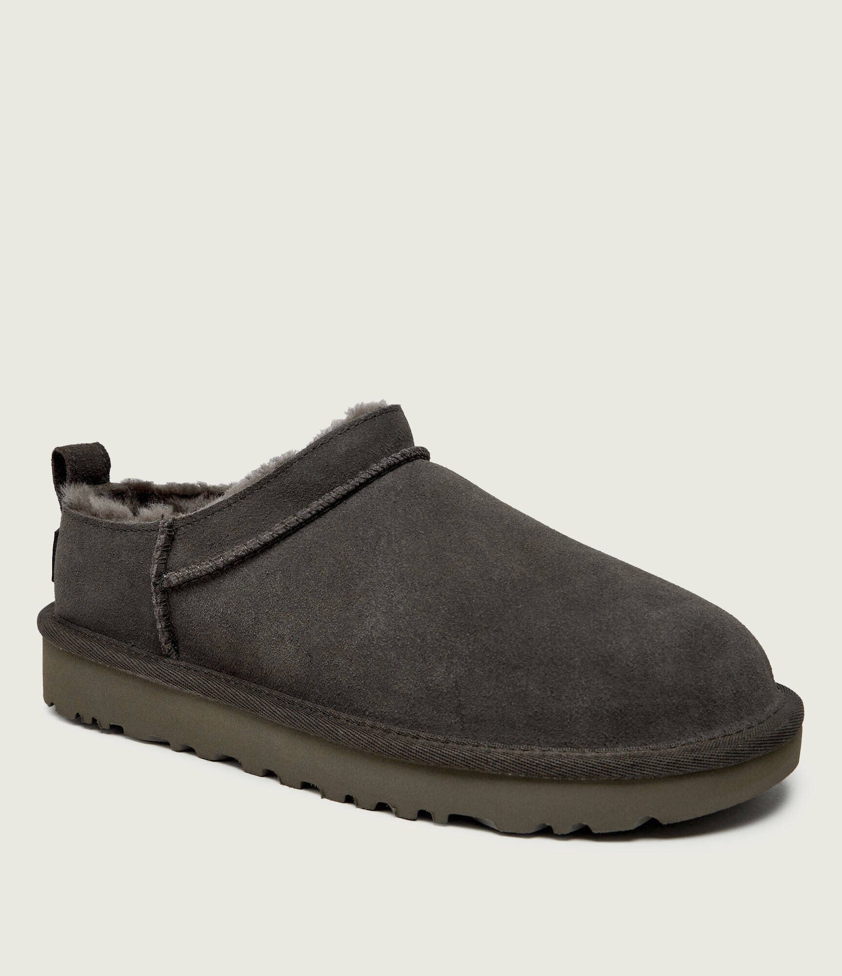 UGG Bocanci W CLASSIC MICRO | piele întoarsă (zamsz) | cu adaos de lână