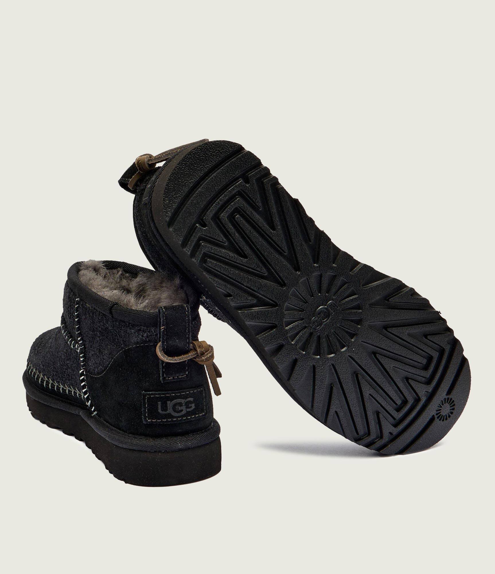 UGG Bocanci W Classic Ultra Mini Biarritz | piele întoarsă | lână