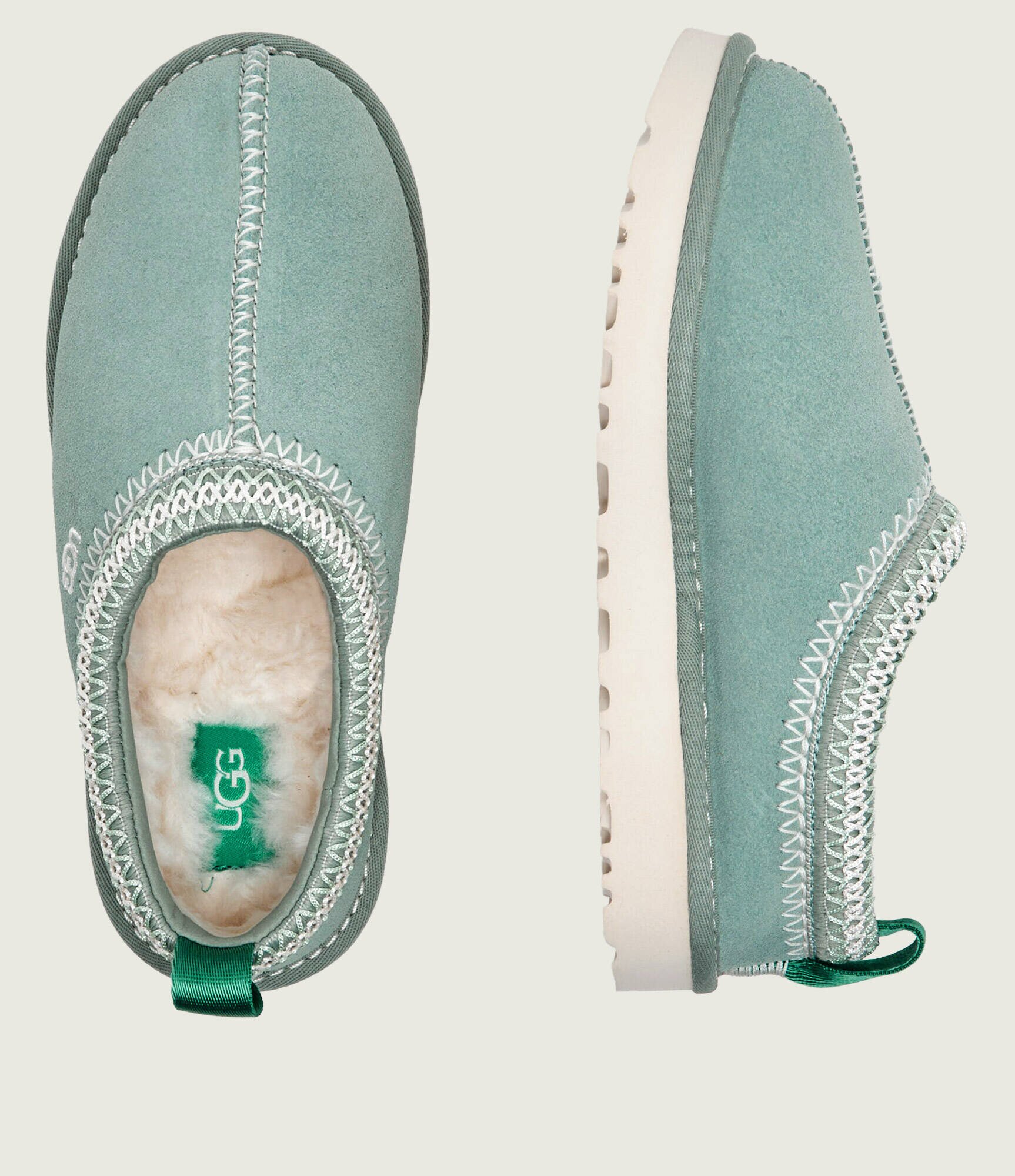 UGG Căptușite mules (încălțăminte) W Tasman Meadow Accent | piele întoarsă (zamsz) | cu adaos de lână
