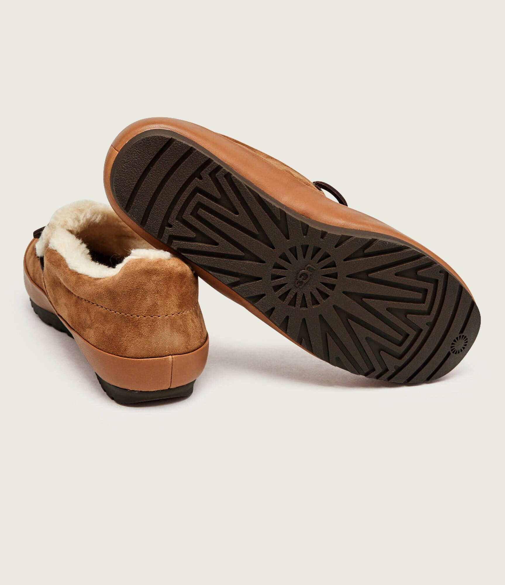 UGG Căptușite pantofi W Quill | piele întoarsă | shearling cu adaos de lână