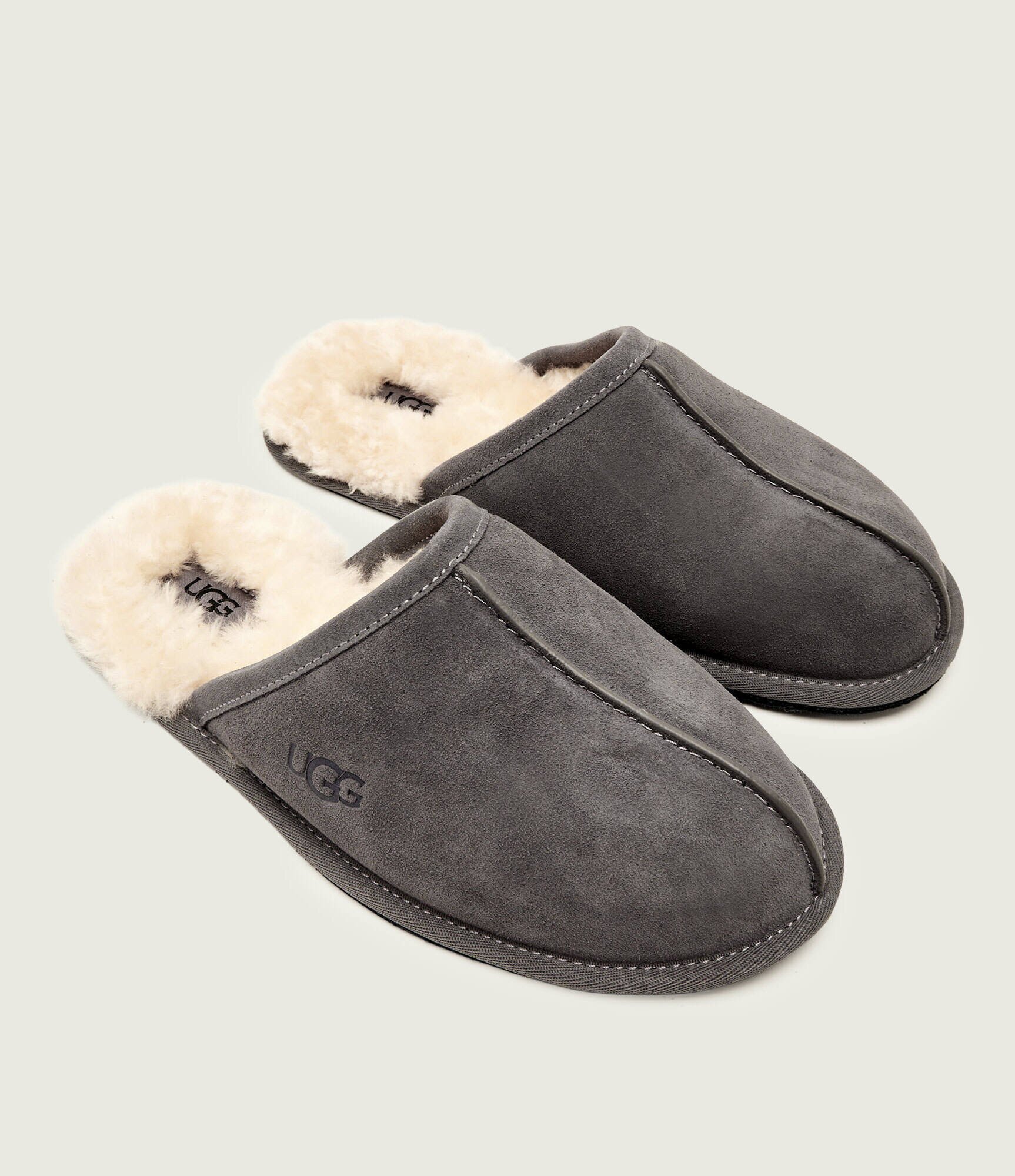 UGG Căptușite papuci de casă M SCUFF cu adaos de lână | piele întoarsă