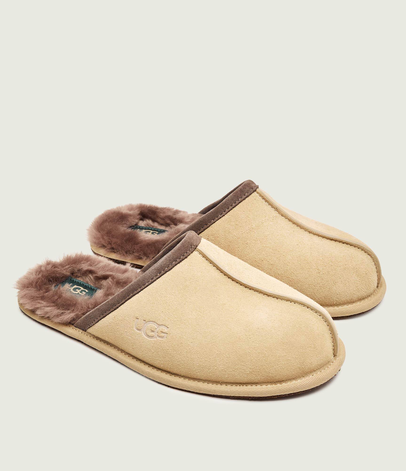 UGG Căptușite papuci de casă M SCUFF | piele întoarsă