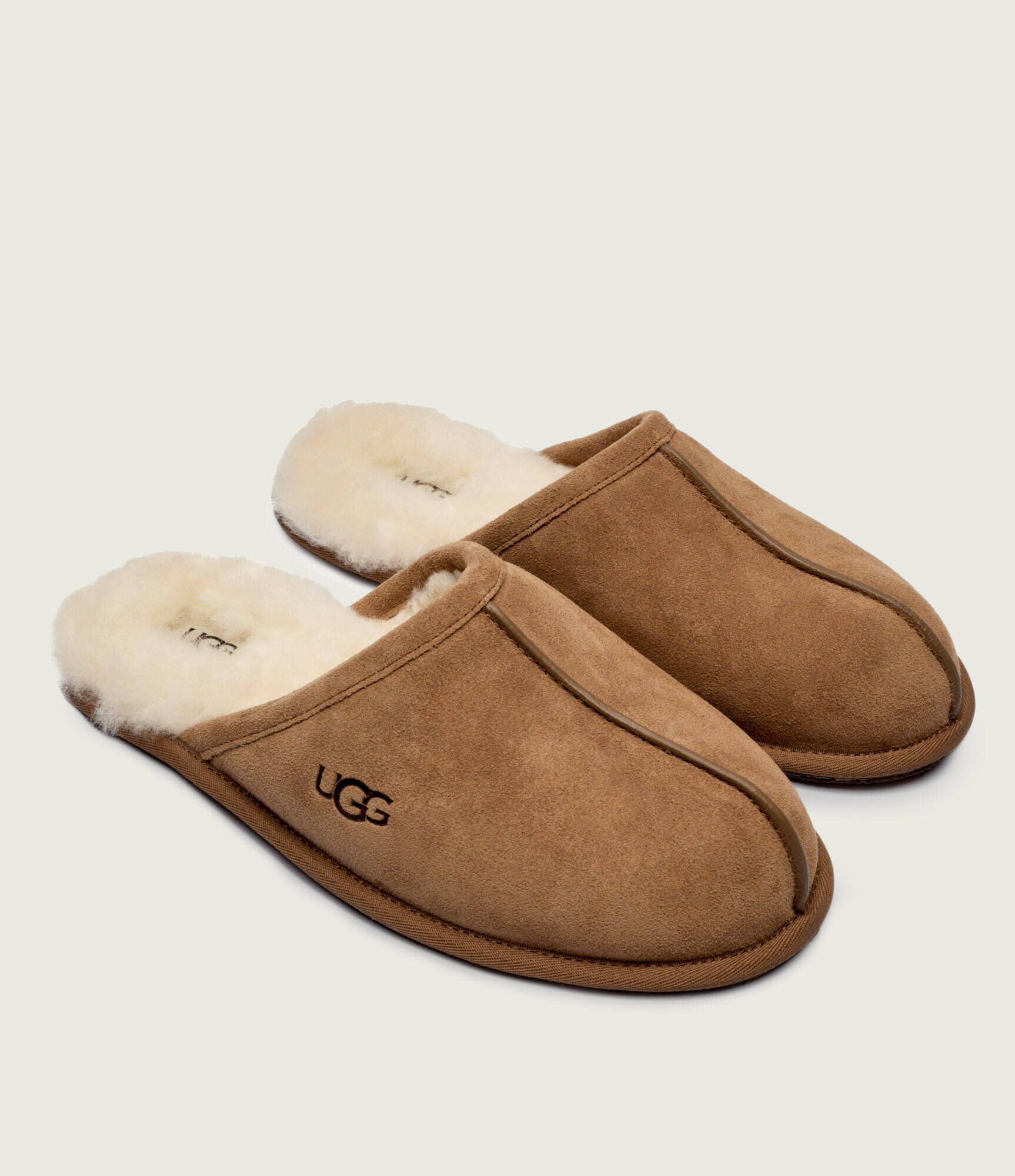 UGG Căptușite papuci de casă M SCUFF | piele întoarsă