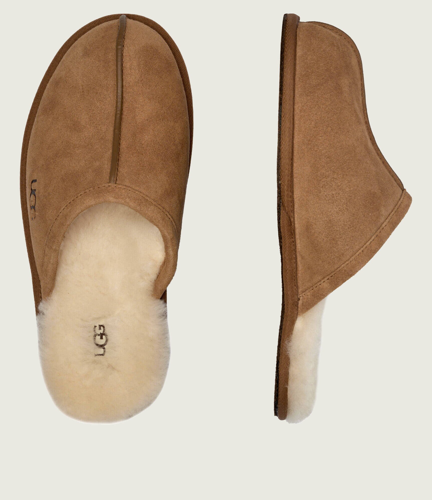 UGG Căptușite papuci de casă M SCUFF | piele întoarsă
