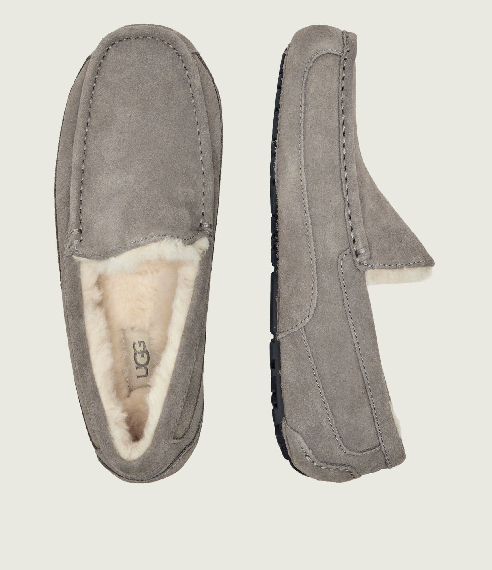 UGG Căptușite papuci de casă | shearling | piele întoarsă