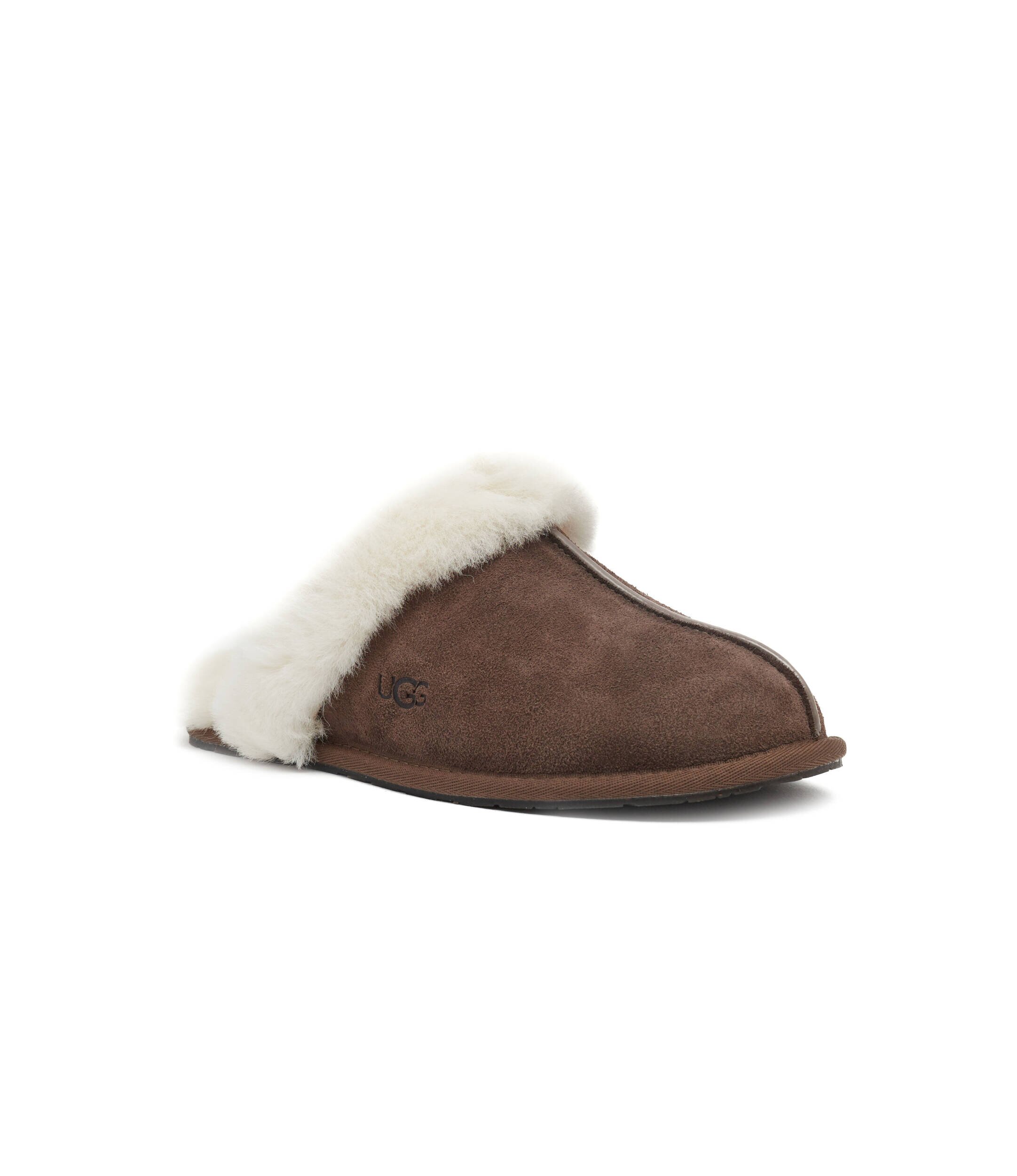 UGG Căptușite papuci de casă W Scuffette II cu adaos de lână | shearling | piele întoarsă