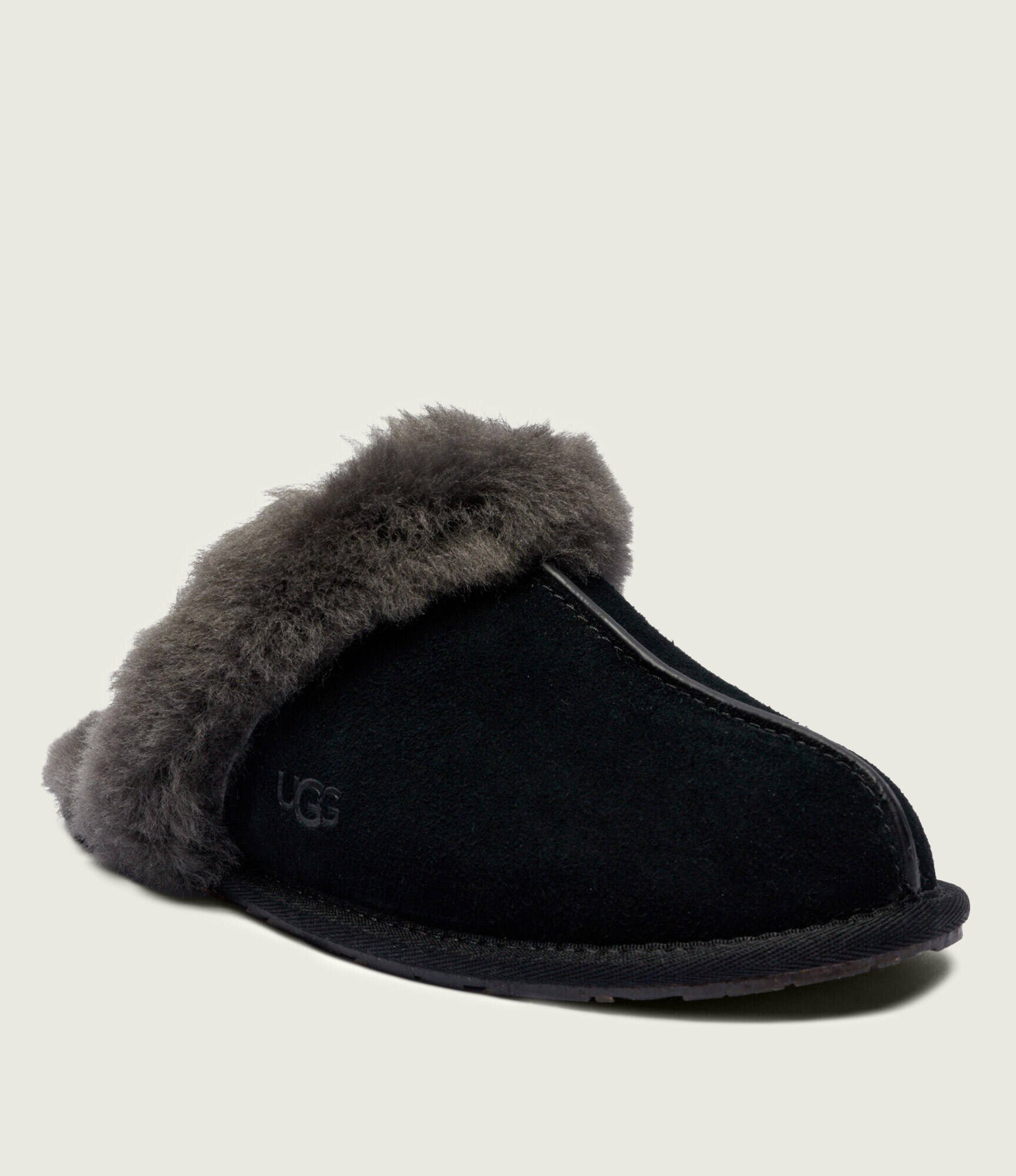UGG Căptușite papuci de casă W SCUFFETTE II | shearling | piele întoarsă