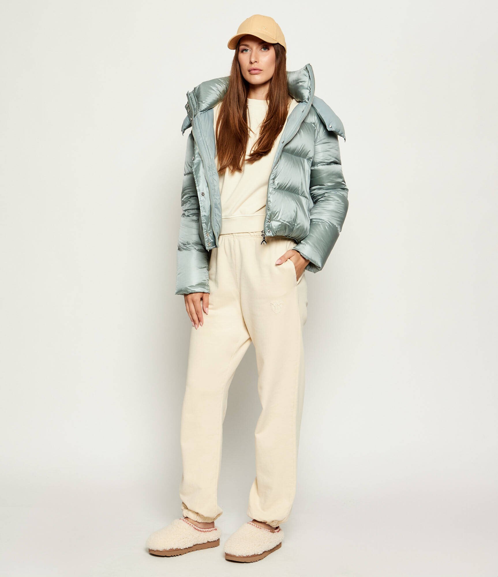 UGG De piele mules (încălțăminte) TASMAN MAXI CURLY cu adaos de lână