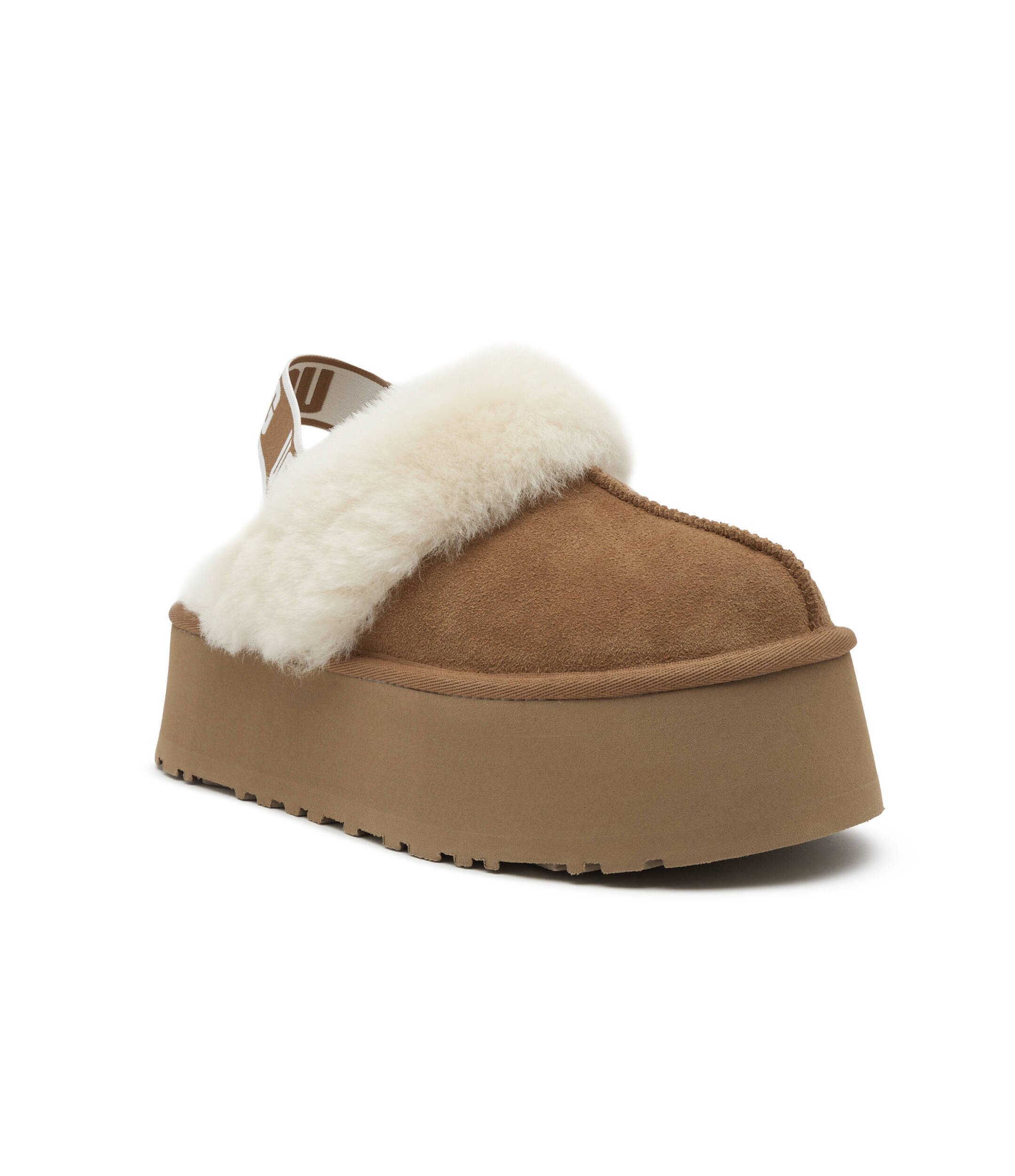 UGG De piele papuci de casă W FUNKETTE