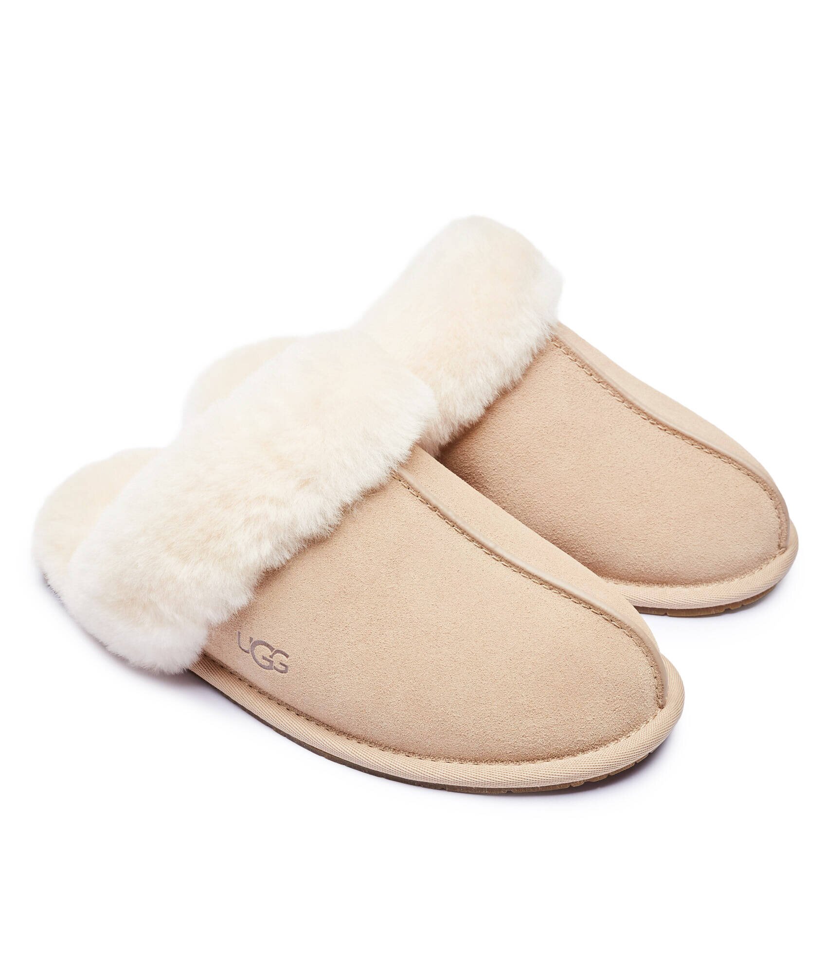 UGG De piele papuci de casă W SCUFFETTE II