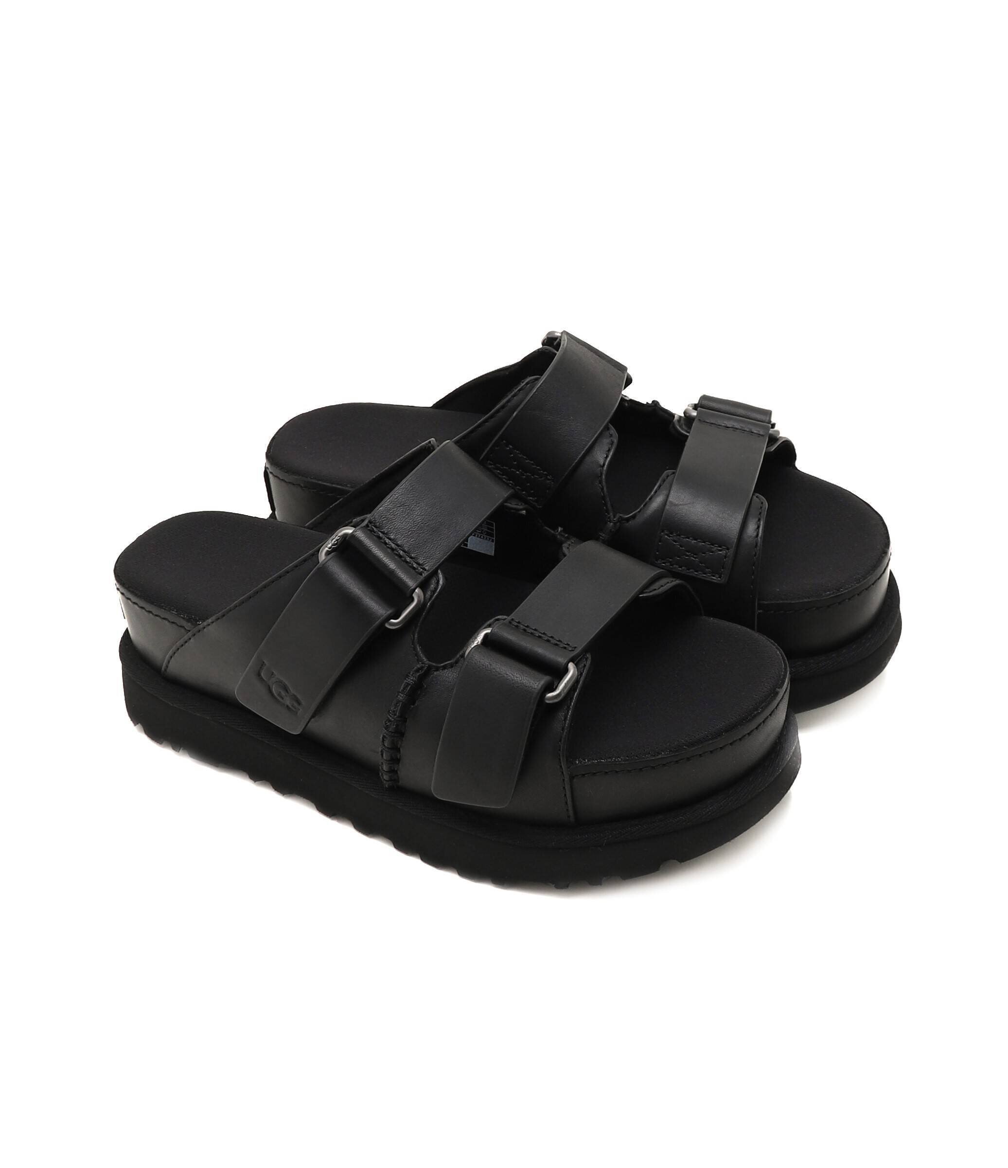 UGG De piele șlapi W GOLDENSTAR HI SLIDE