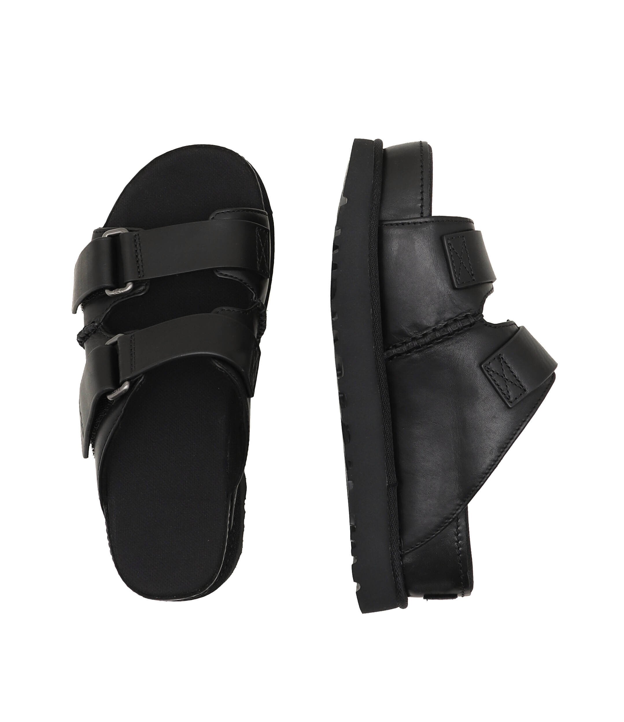 UGG De piele șlapi W GOLDENSTAR HI SLIDE
