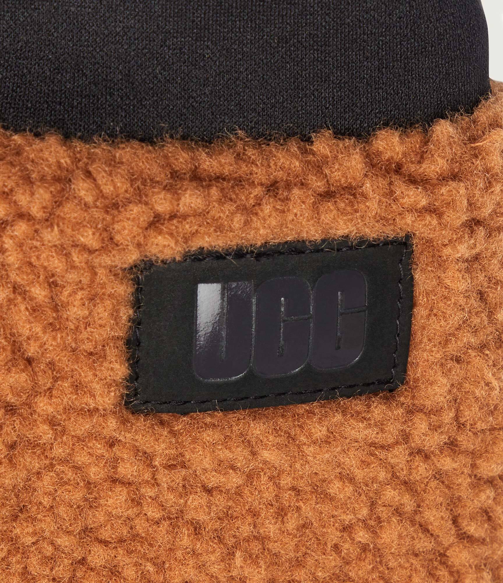UGG Mănuși fluff cu adaos de piele