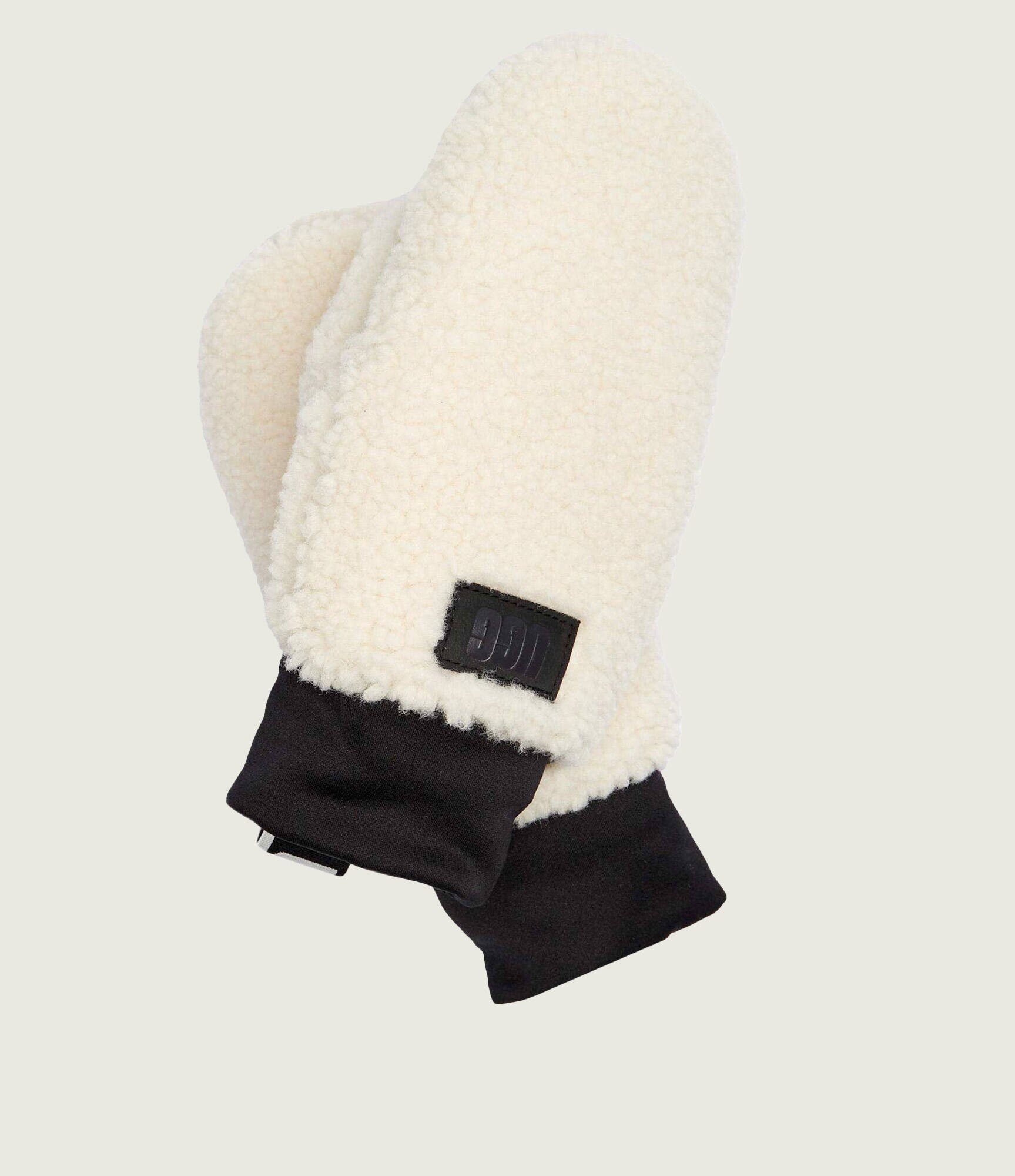 UGG Mănuși Fluff cu adaos de piele | shearling