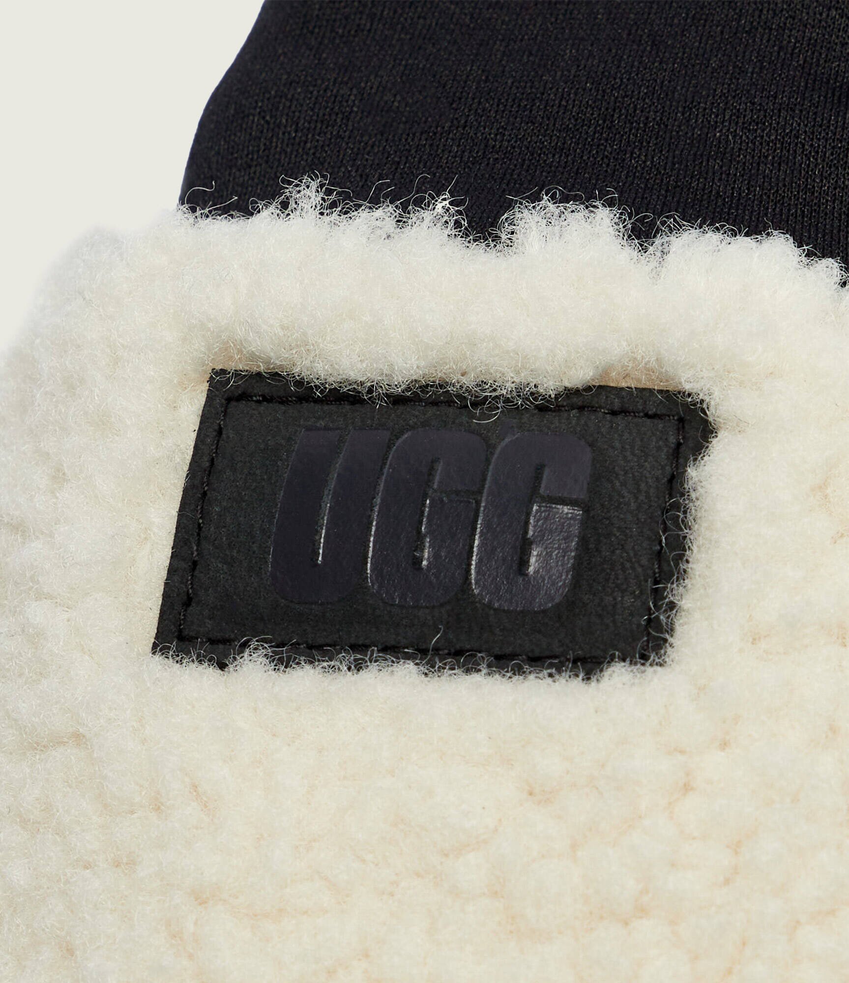 UGG Mănuși Fluff cu adaos de piele | shearling